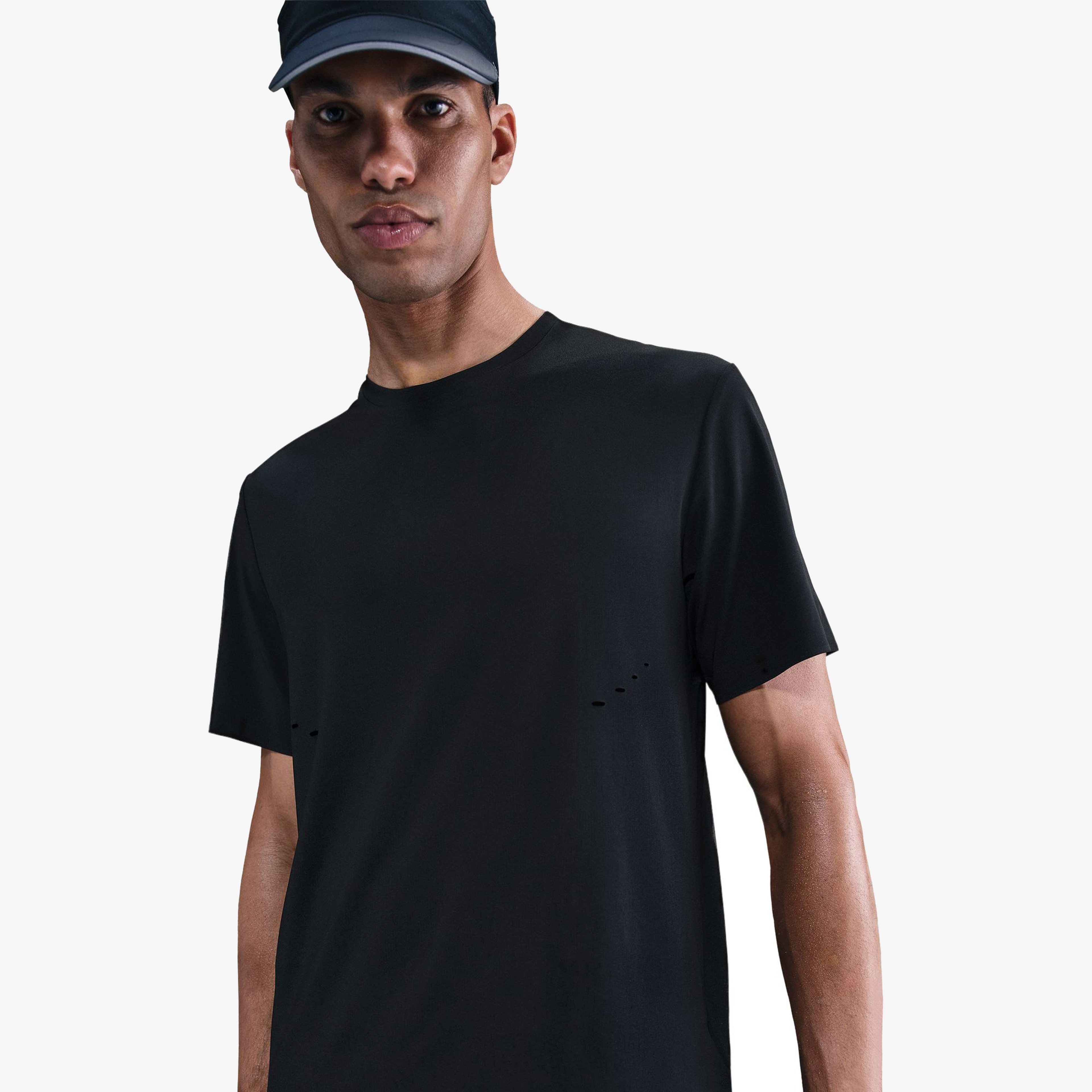 Nike Run Erkek Siyah Koşu T-Shirt