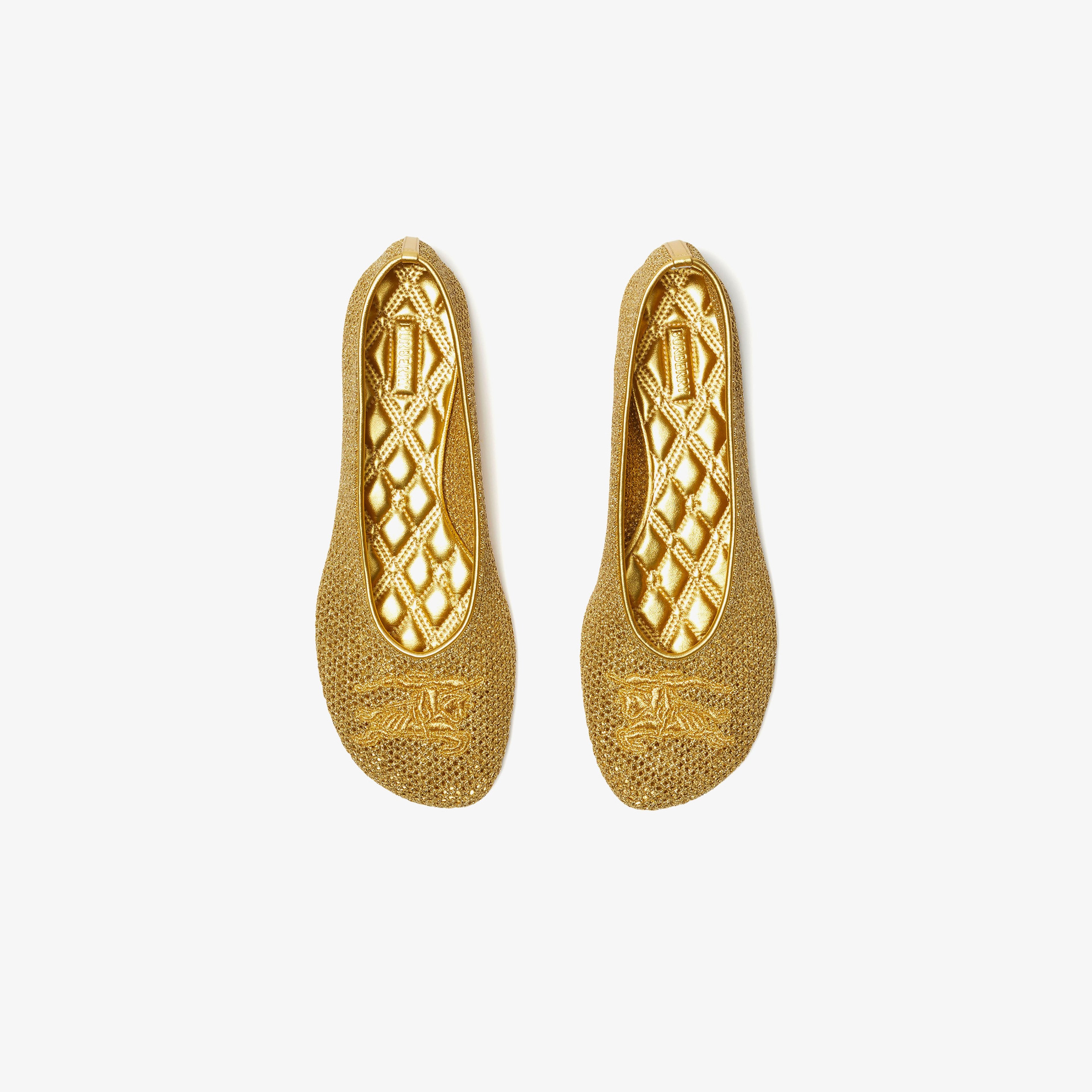 Burberry Kadın Altın Ayakkabı