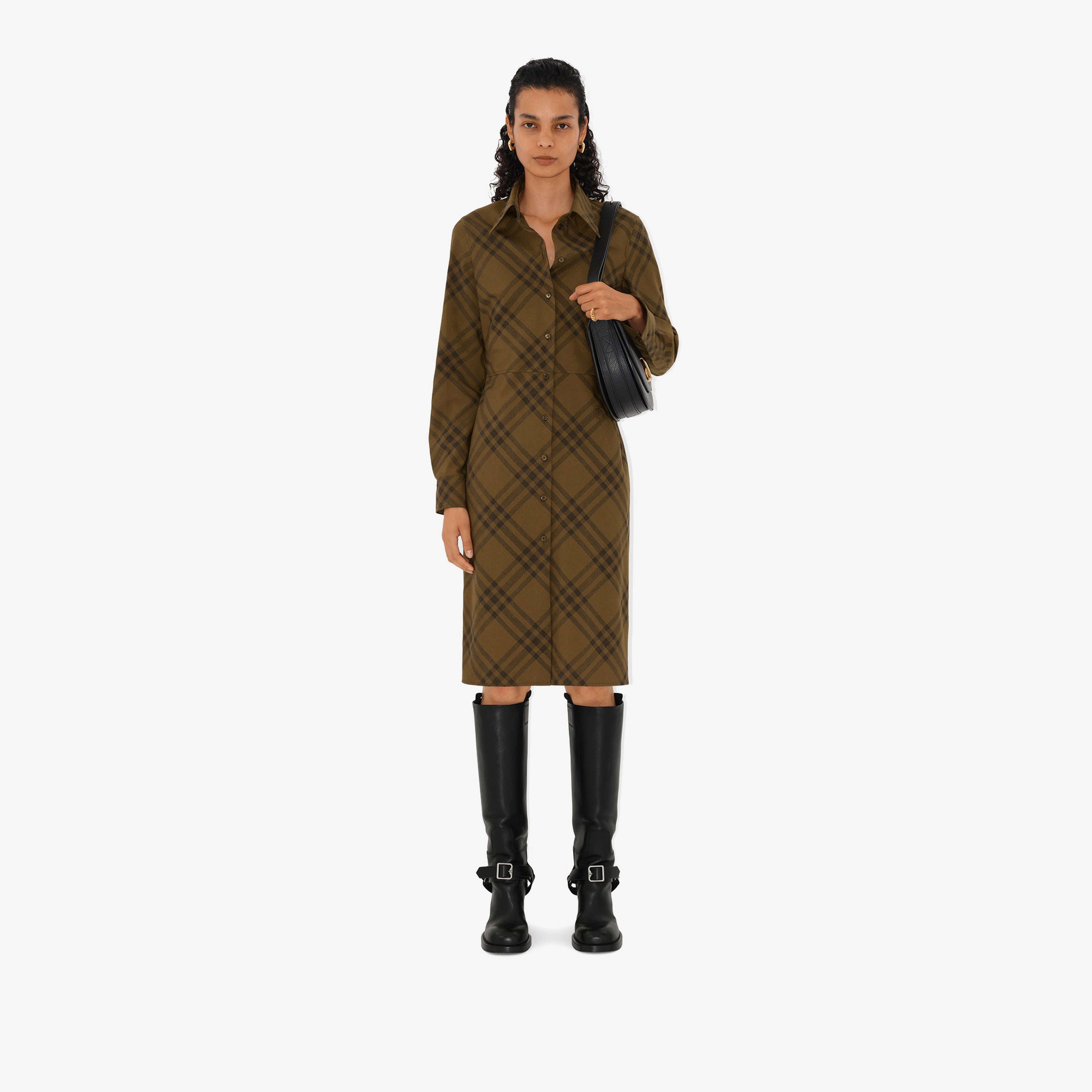 Burberry Kadın Bej Elbise