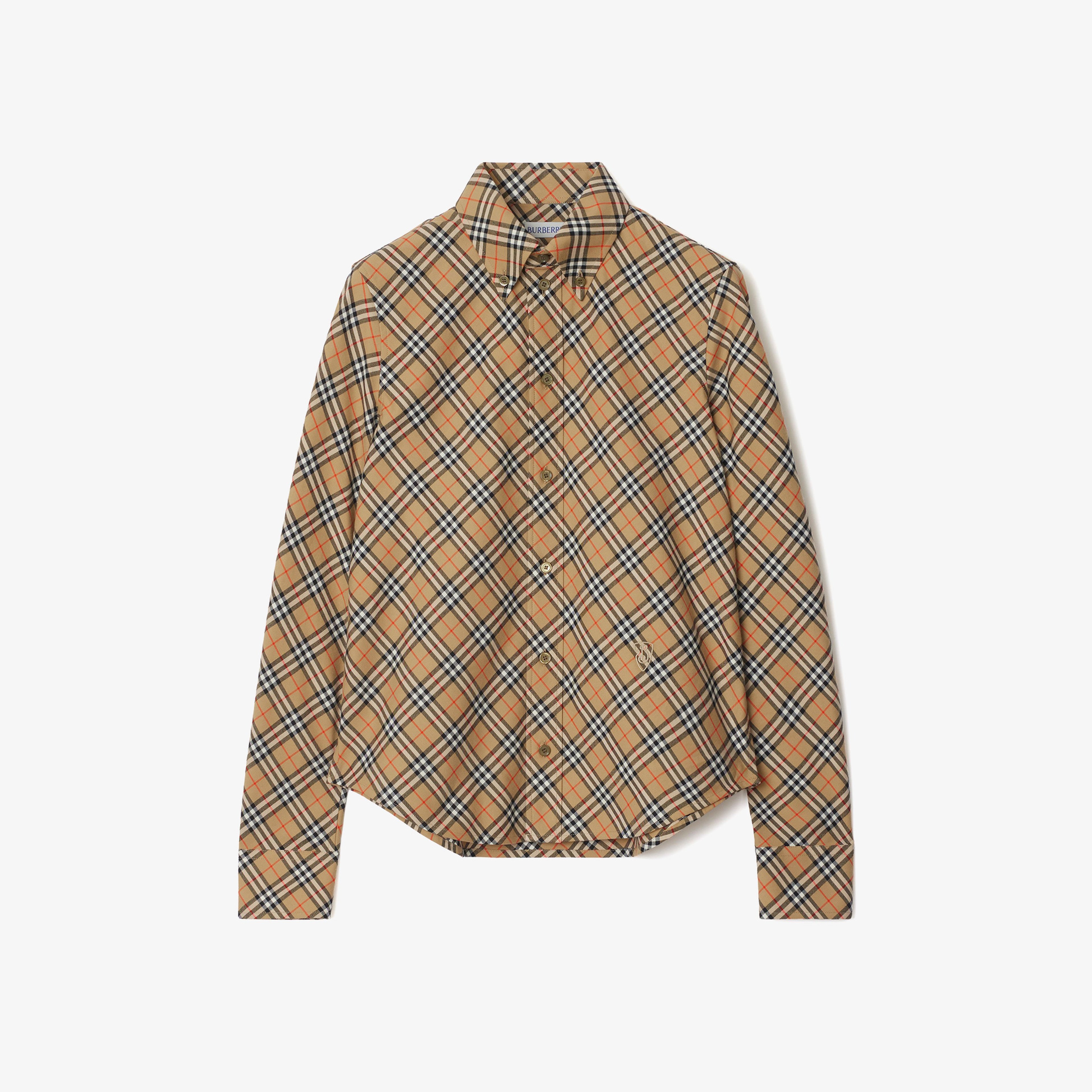 Burberry Kadın Kahverengi Gömlek