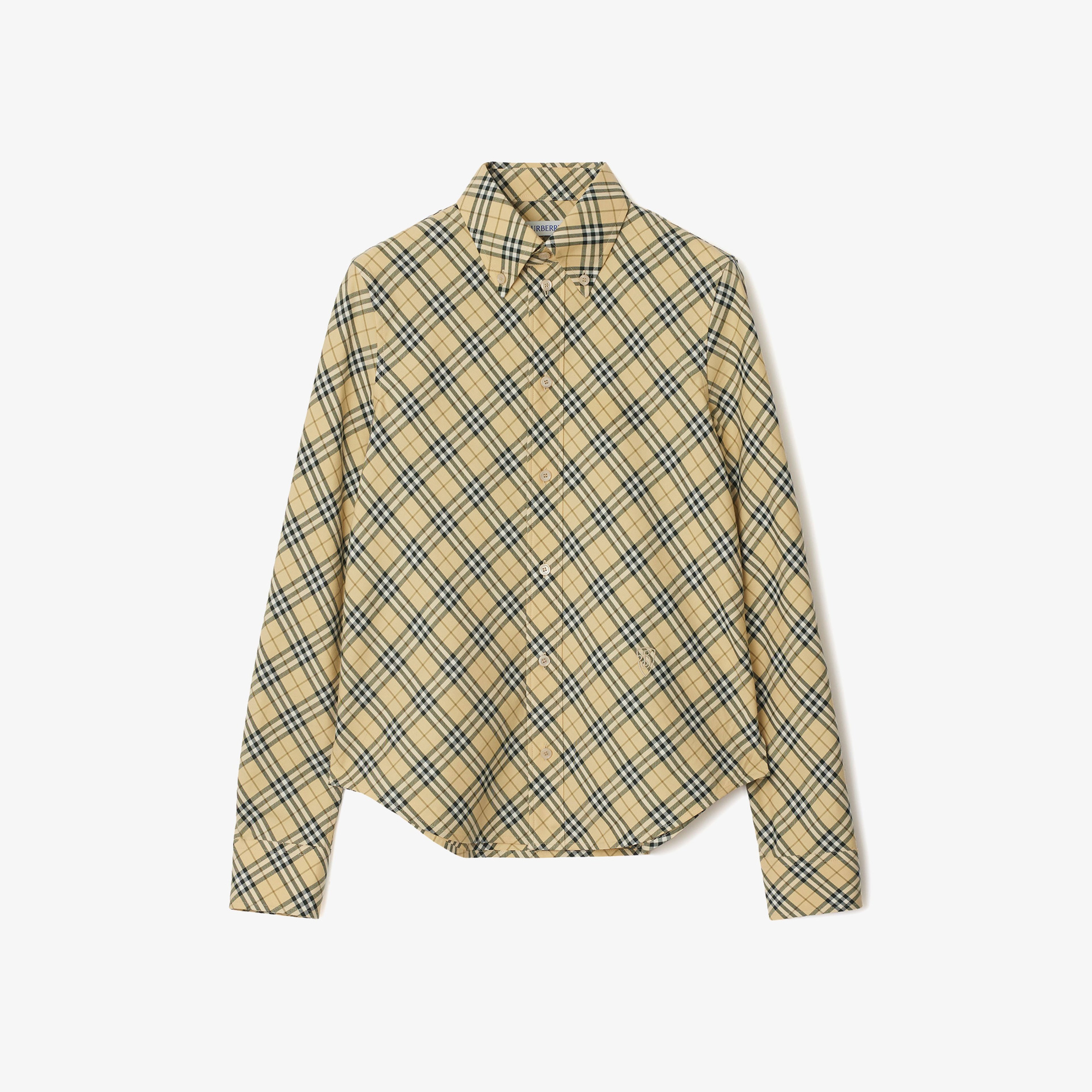 Burberry Kadın Bej Gömlek