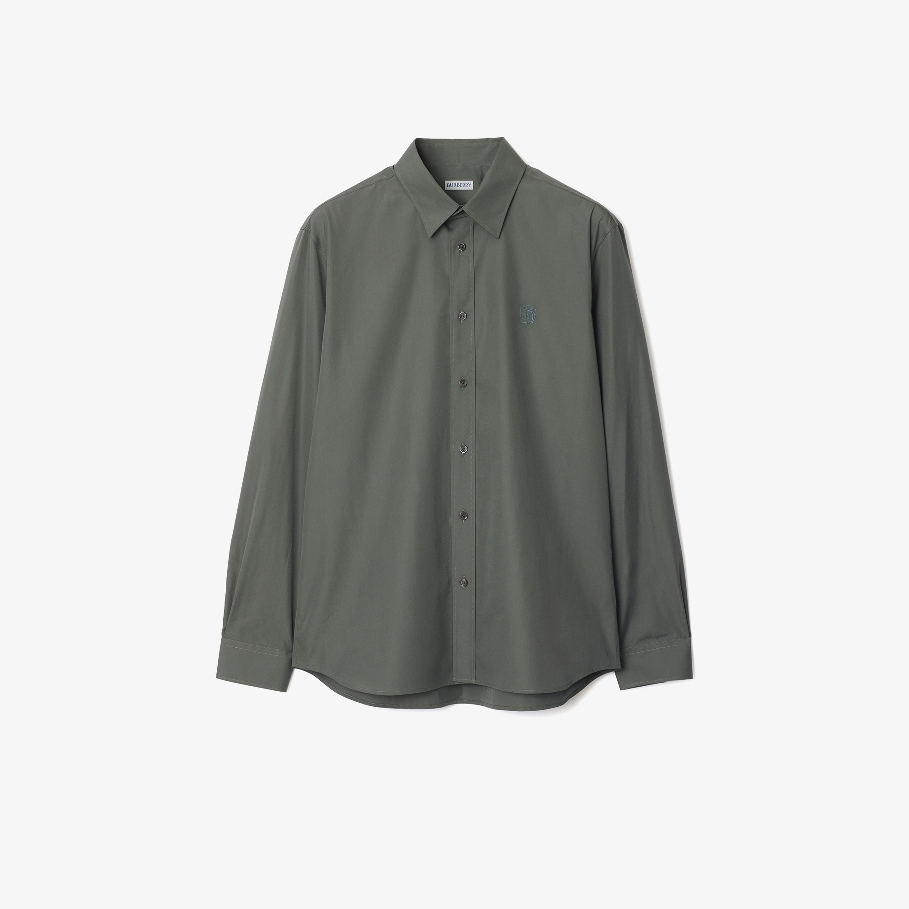 Burberry Erkek Gri Gömlek