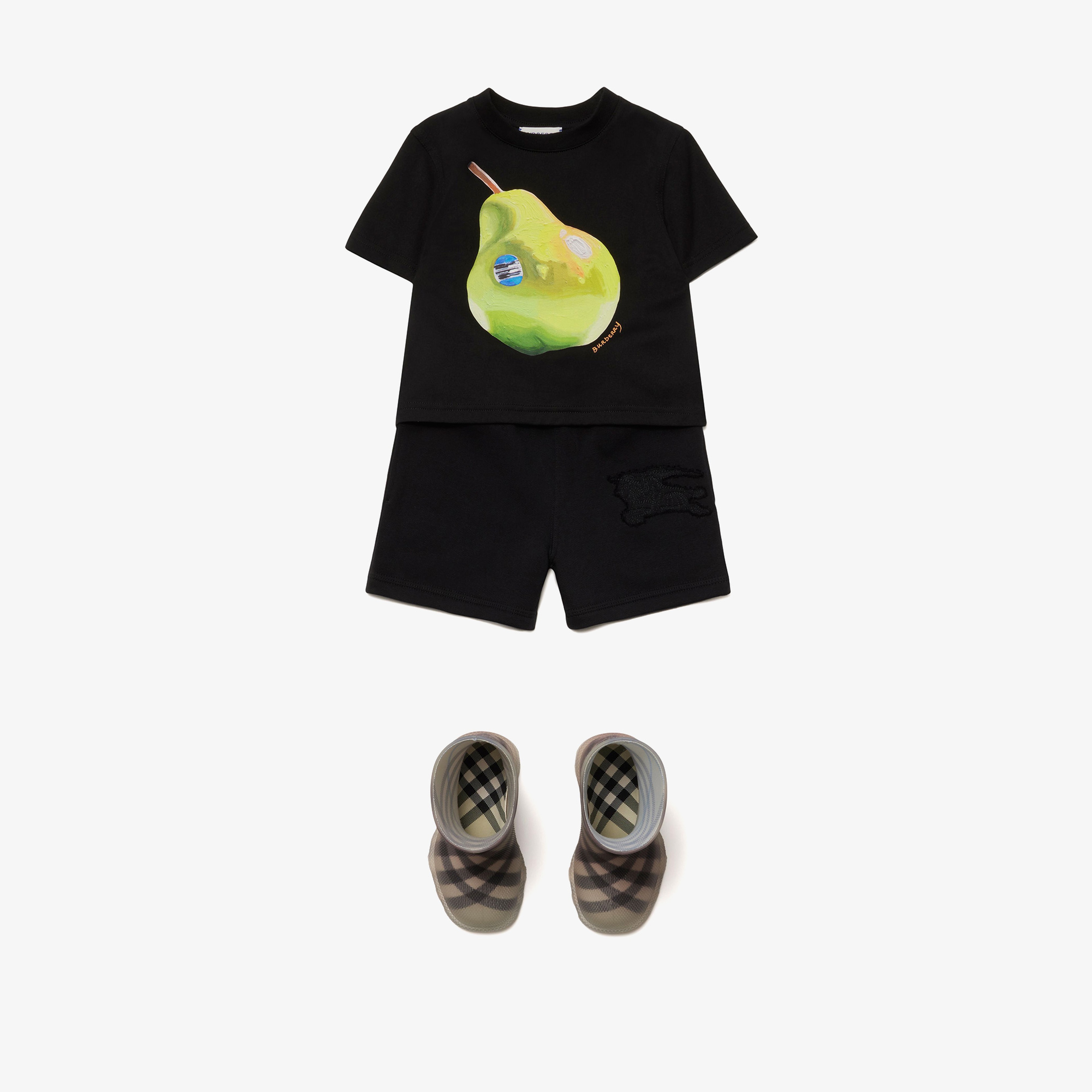 Burberry Çocuk Siyah Şort