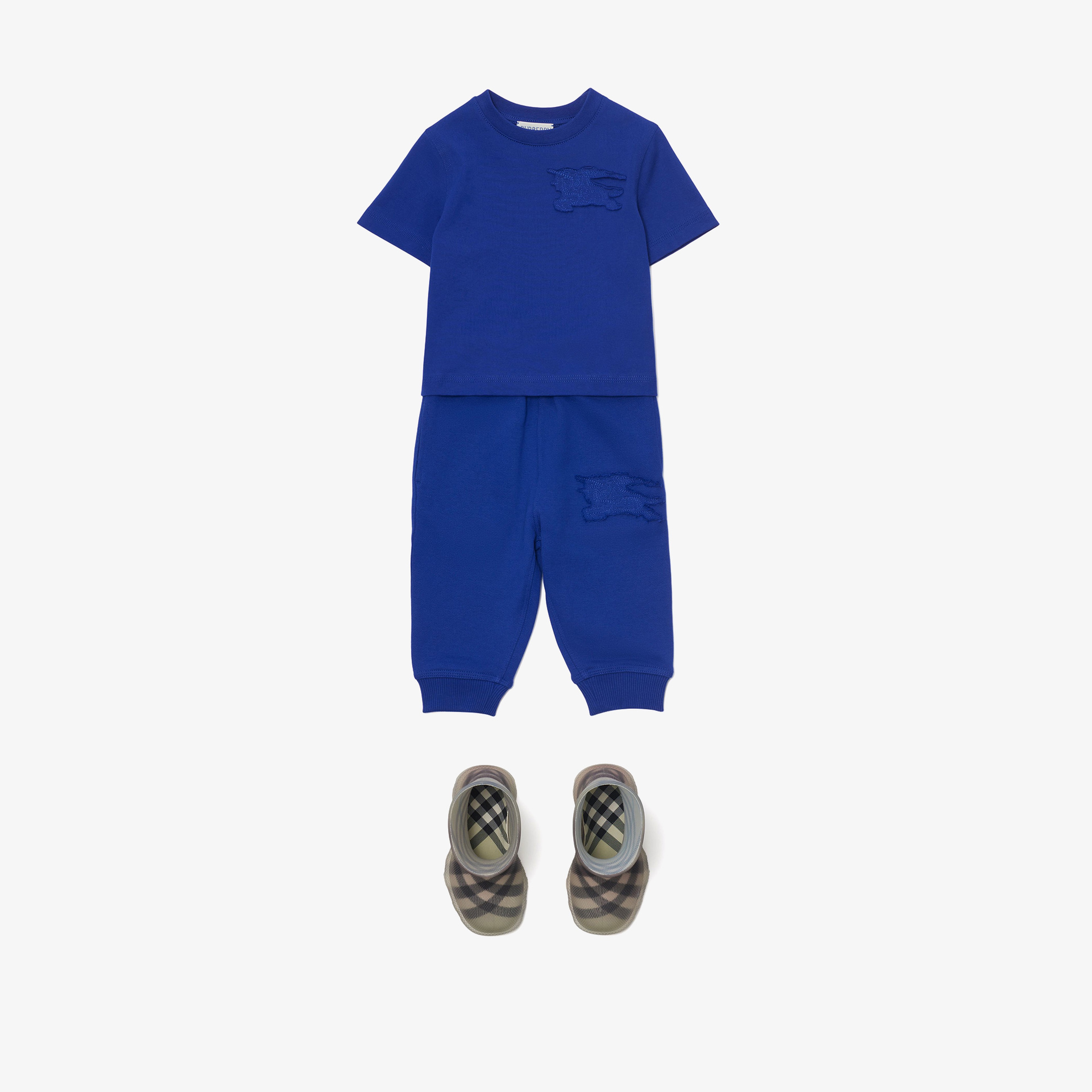 Burberry Çocuk Mavi T-Shirt