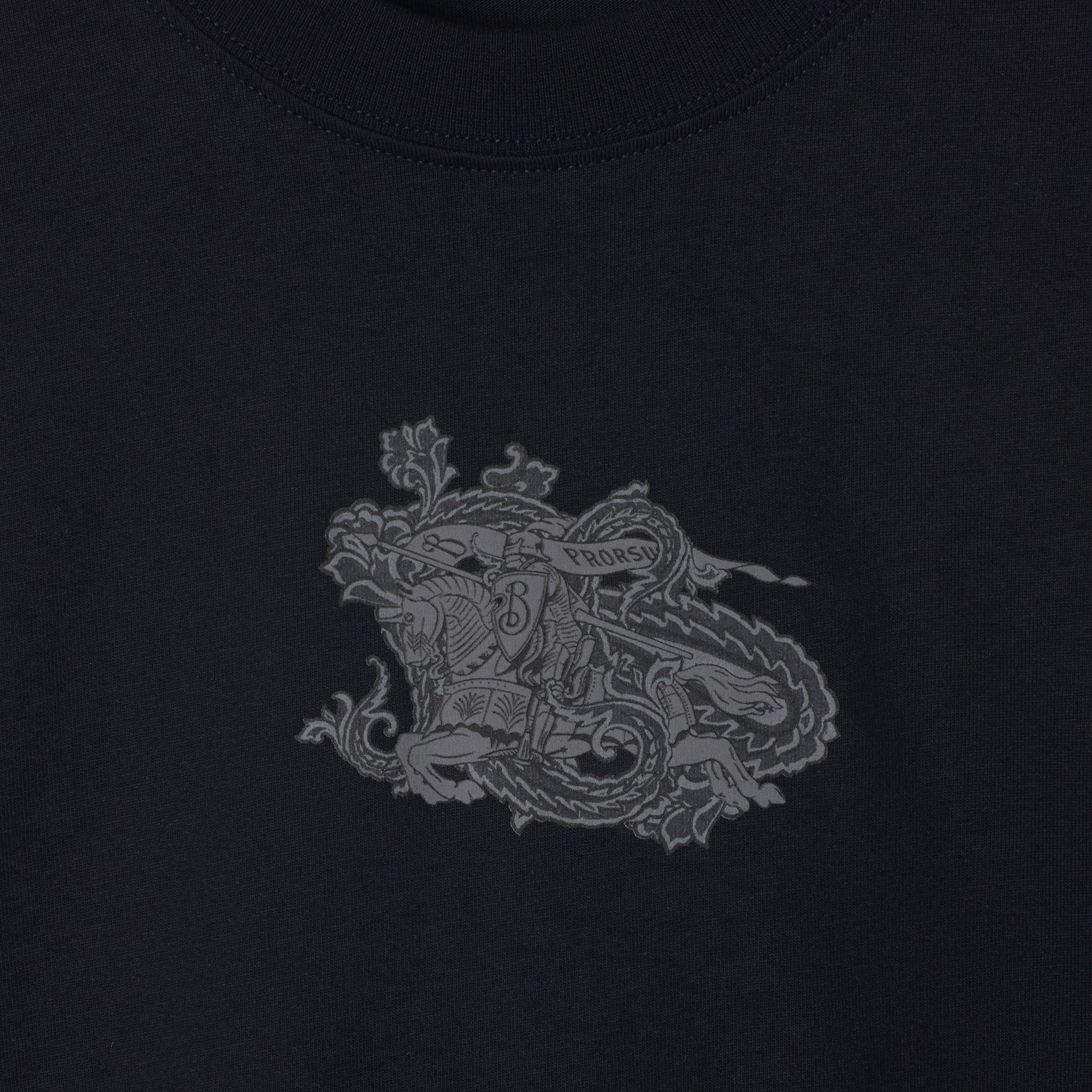 Burberry Kadın Siyah T-Shirt