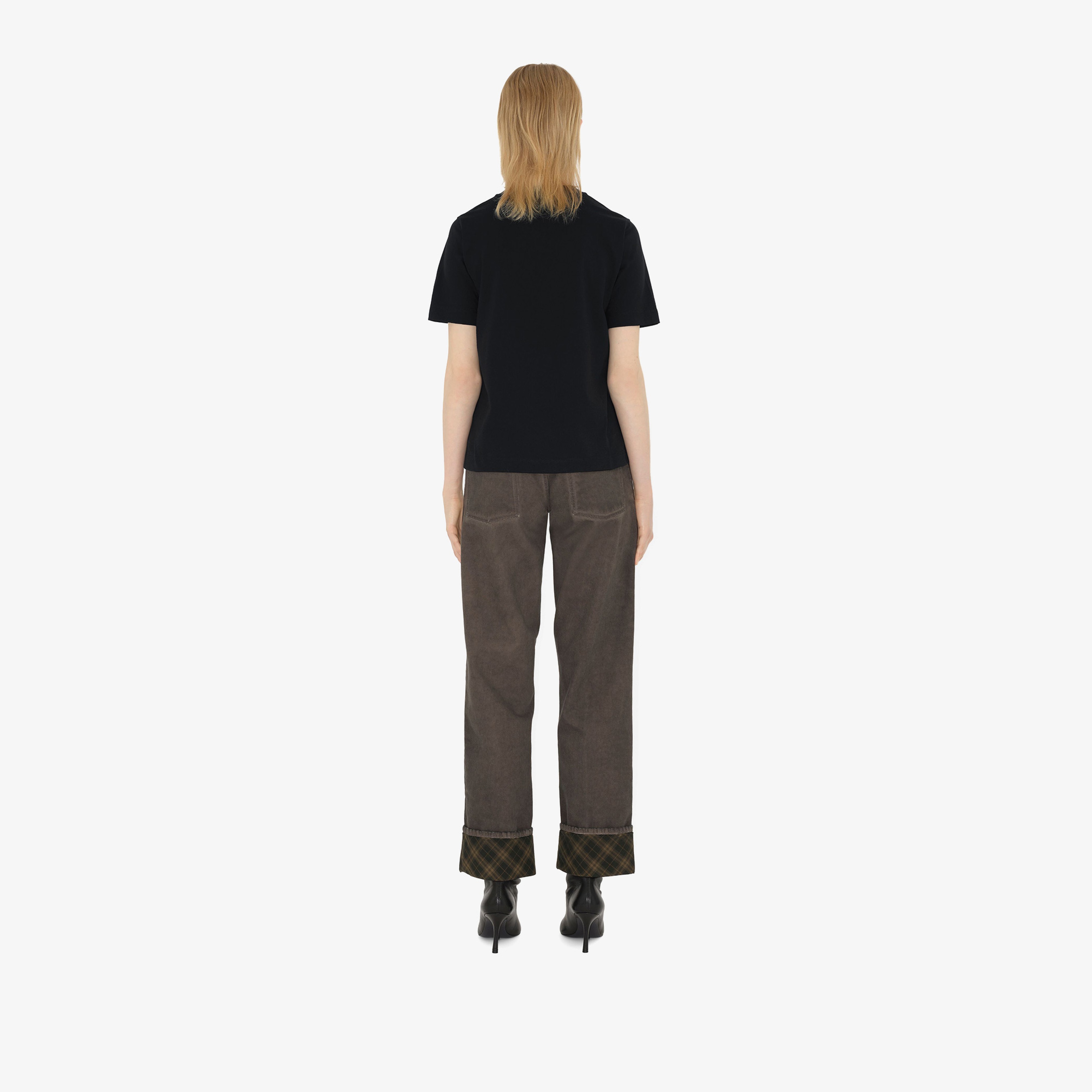 Burberry Kadın Siyah T-Shirt