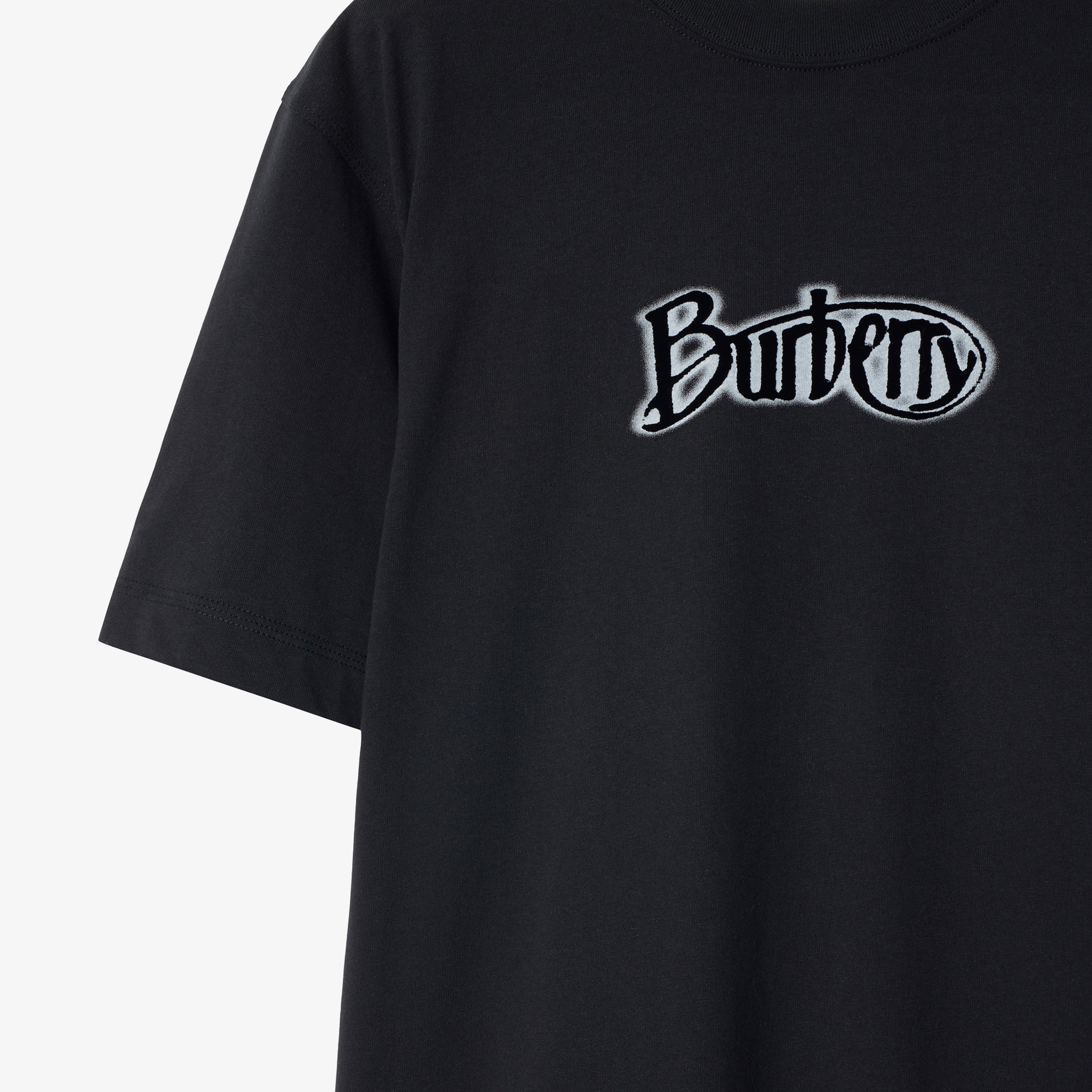 Burberry Kadın Siyah T-Shirt