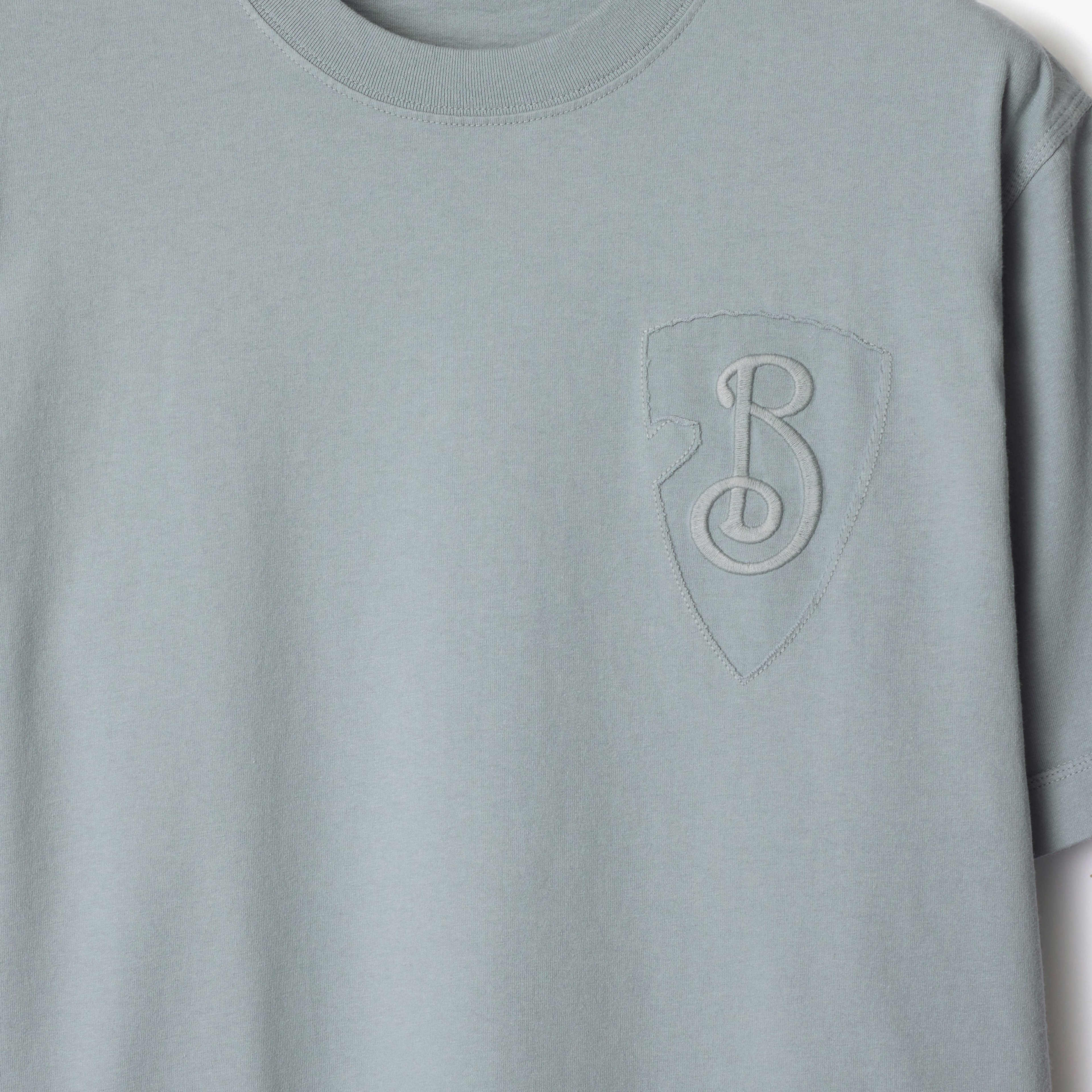 Burberry Erkek Mavi T-Shirt