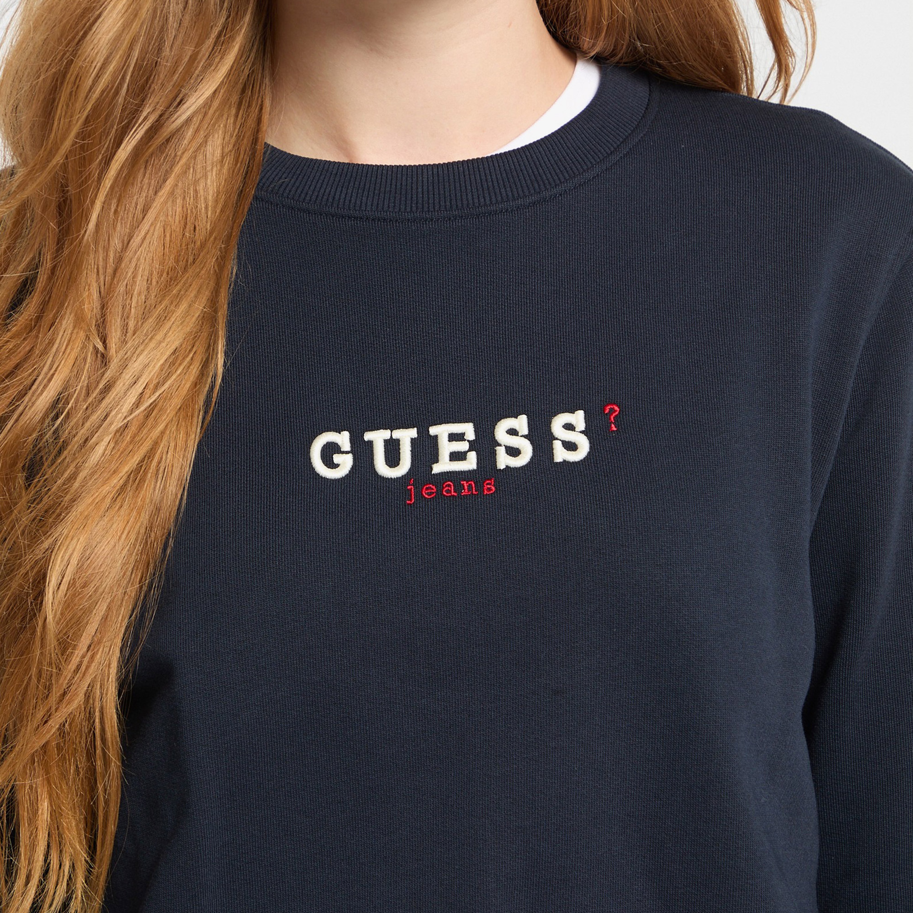 Guess Kadın Lacivert Sweatshirt