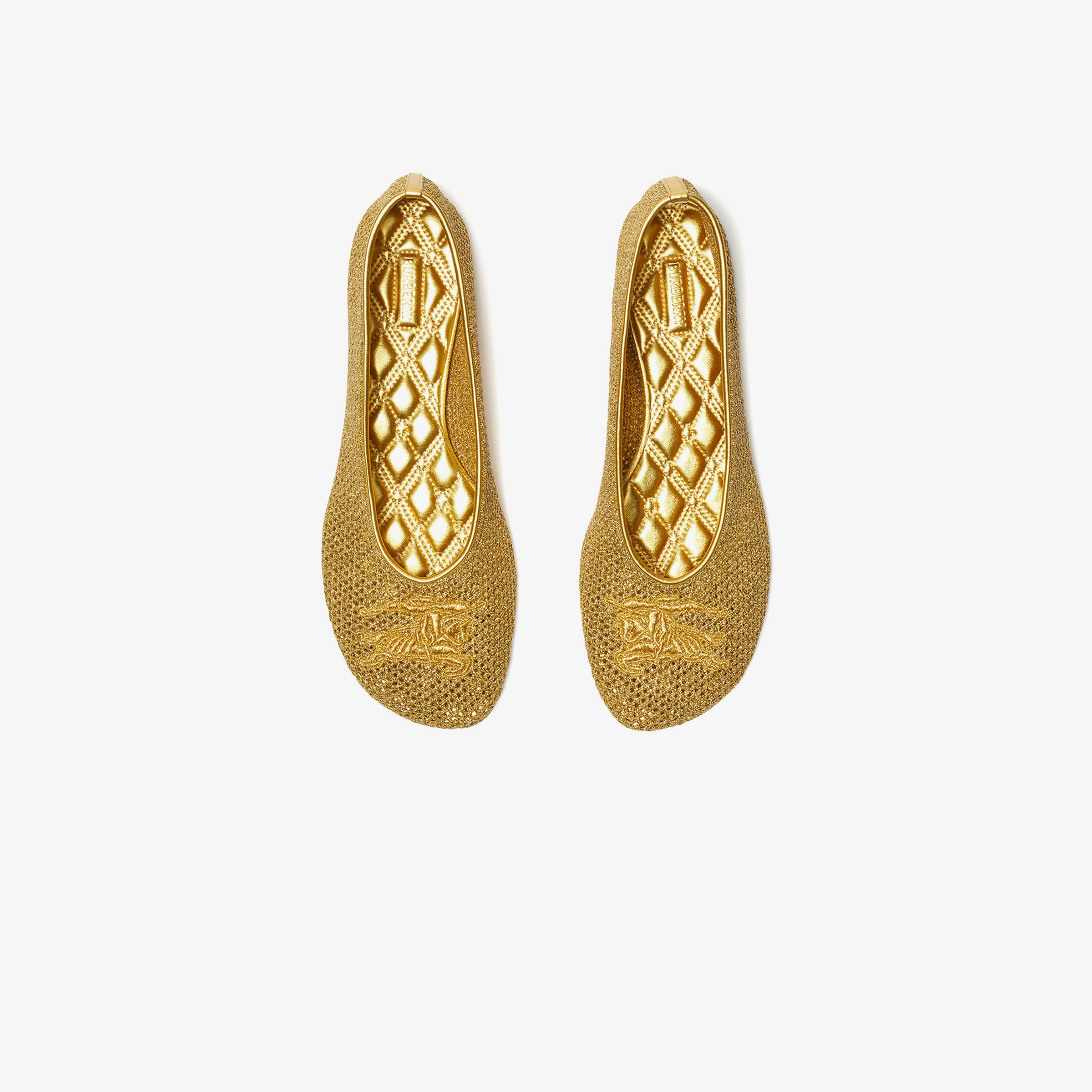 Burberry Kadın Altın Ayakkabı