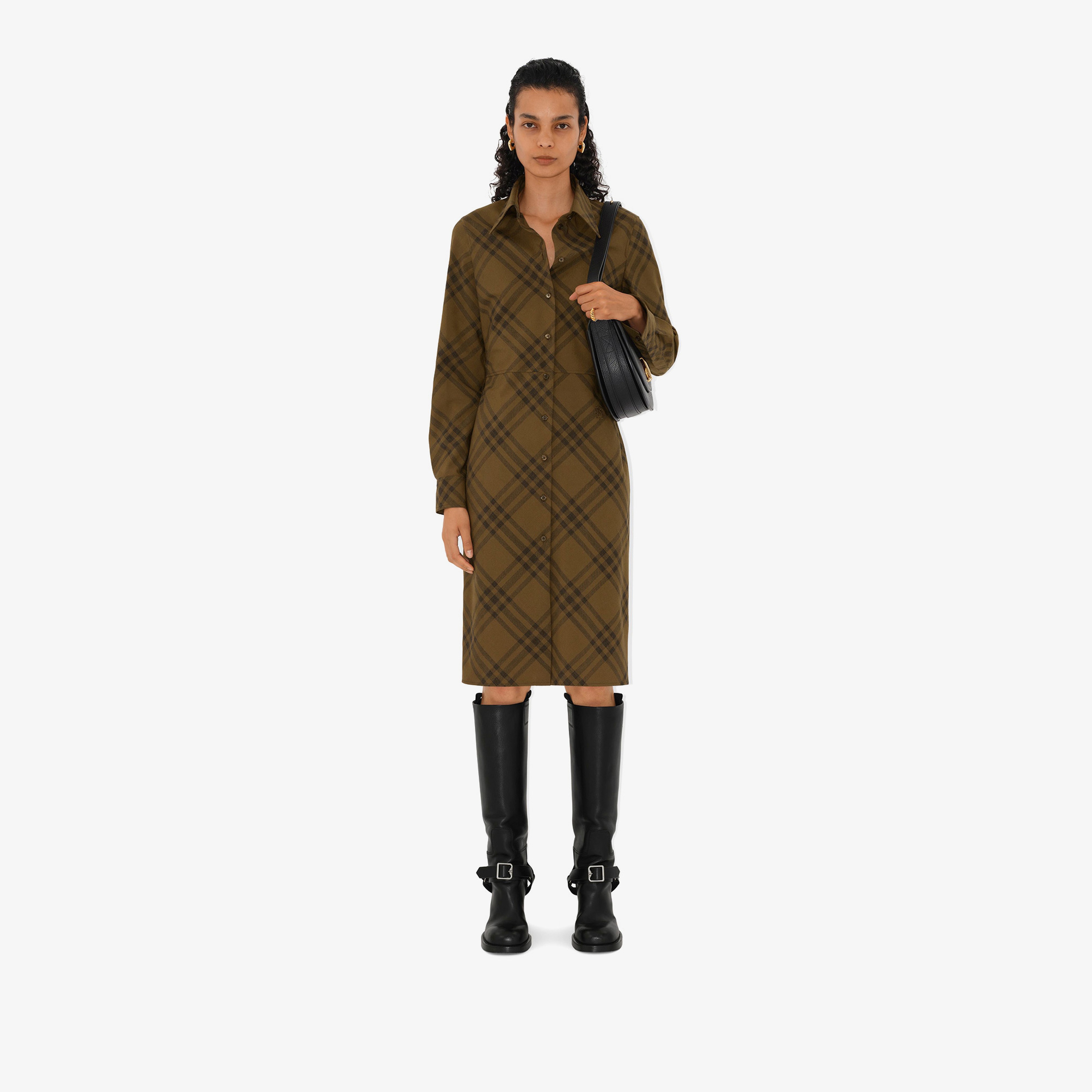 Burberry Kadın Bej Elbise