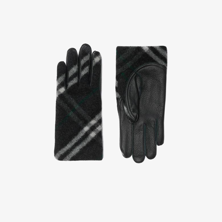 Burberry Erkek Siyah Eldiven