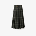 Burberry Kadın Beyaz Etek