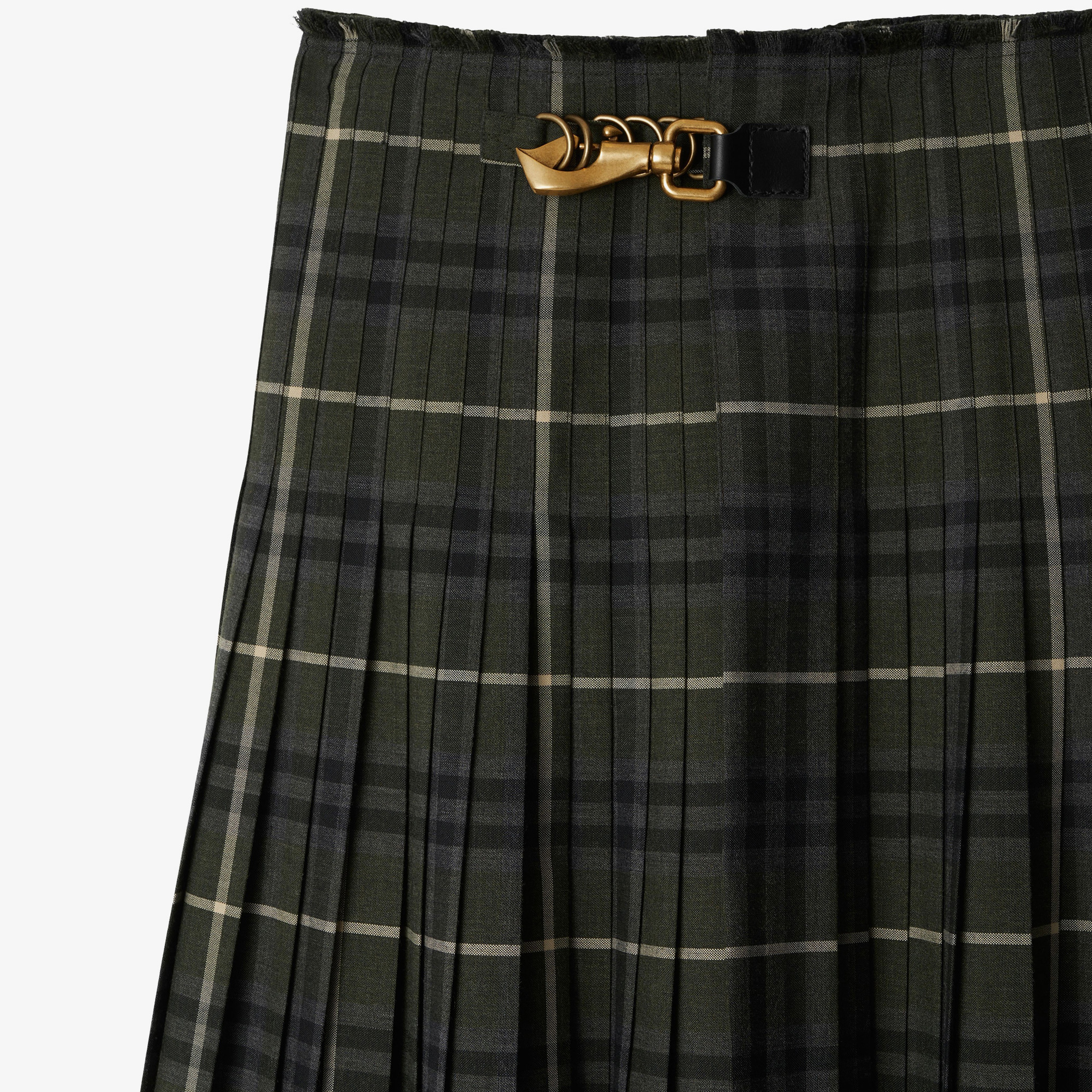 Burberry Kadın Beyaz Etek