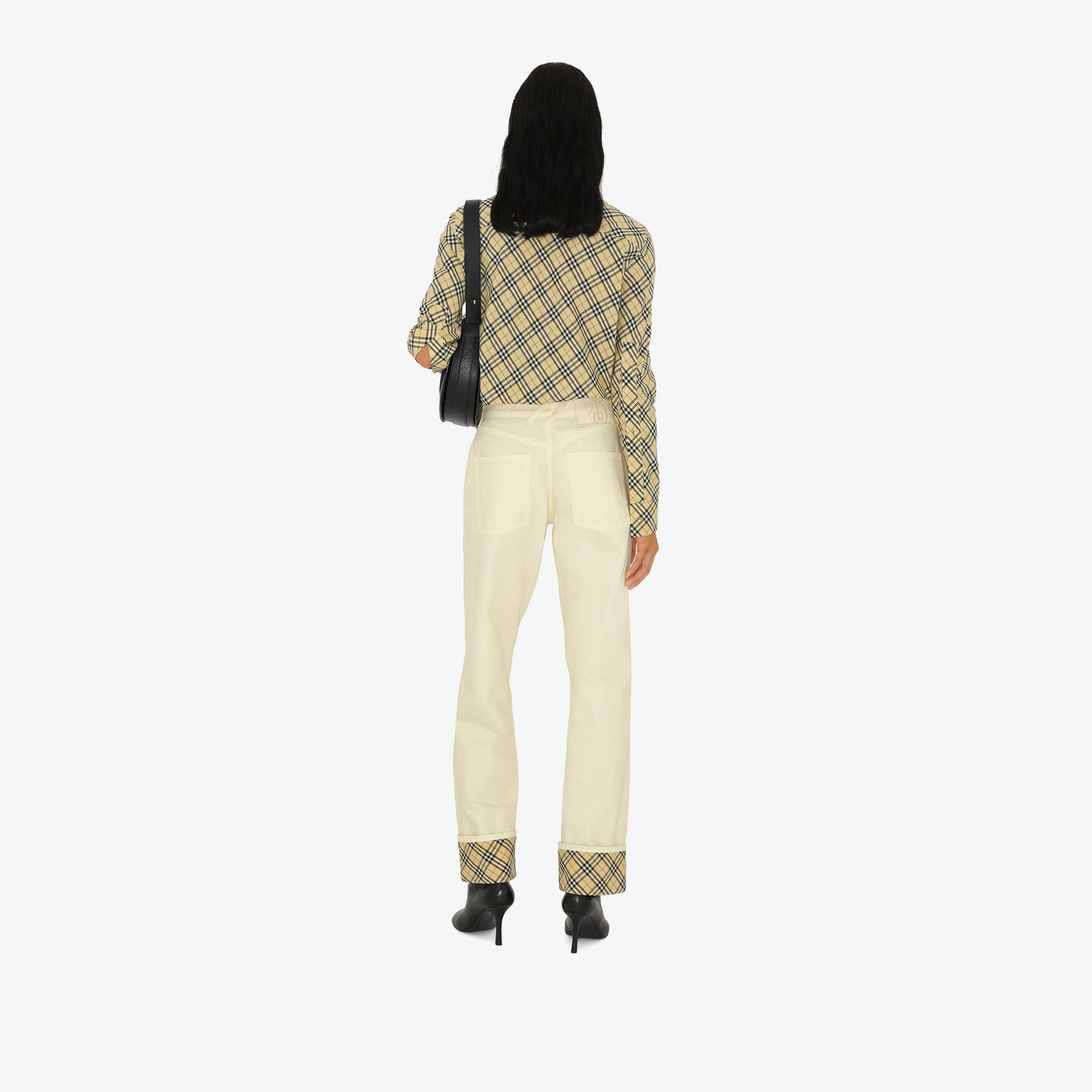 Burberry Kadın Bej Gömlek