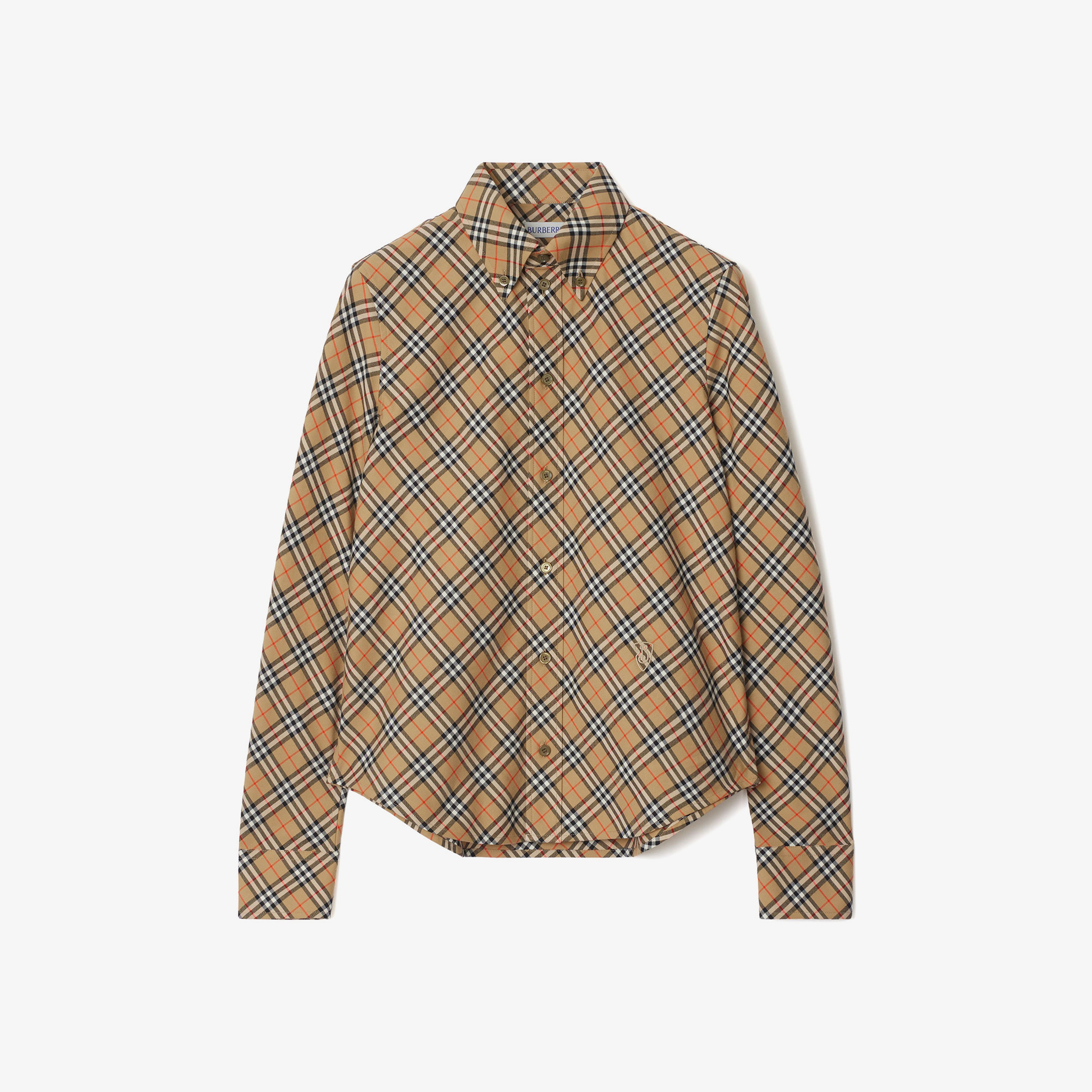 Burberry Kadın Kahverengi Gömlek