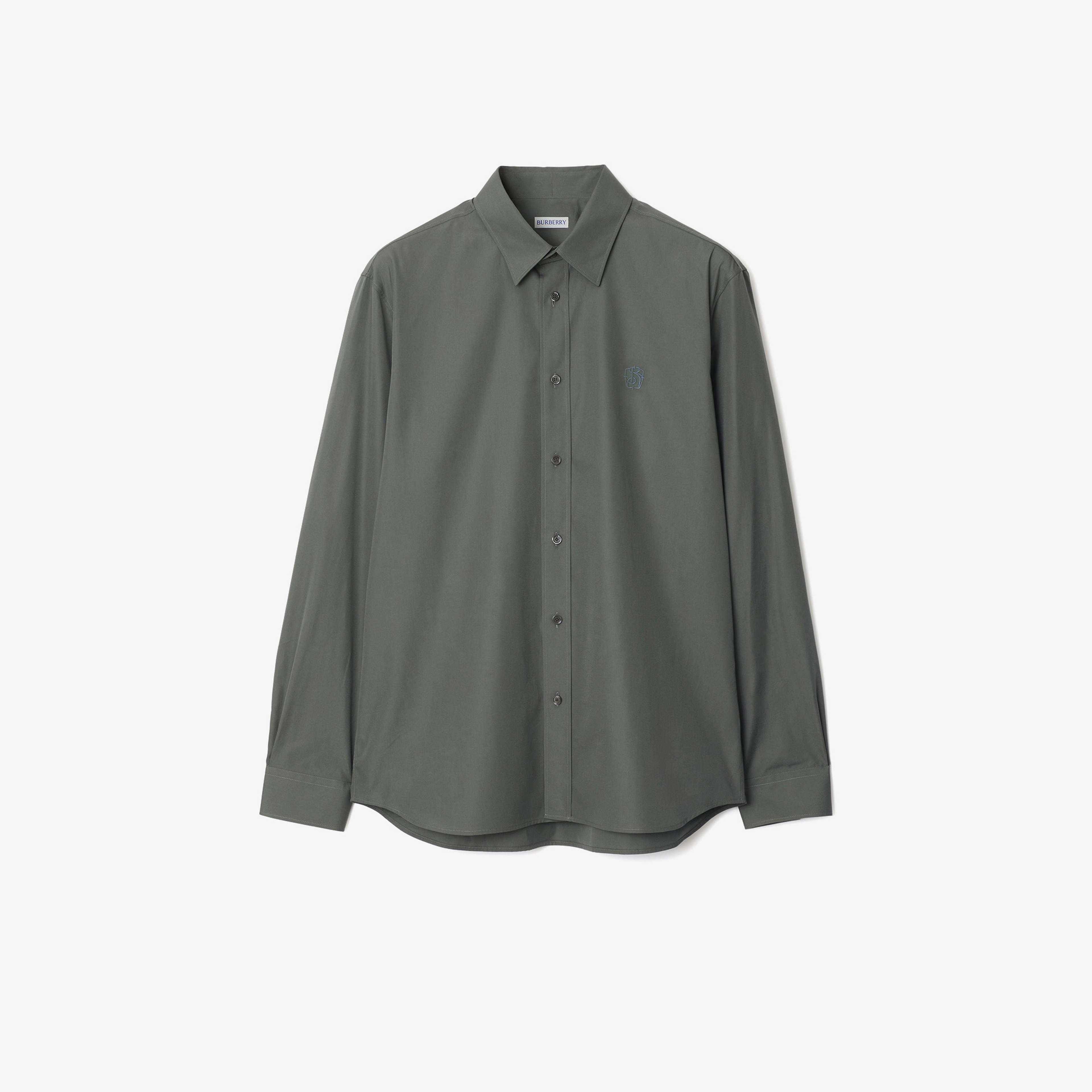 Burberry Erkek Gri Gömlek