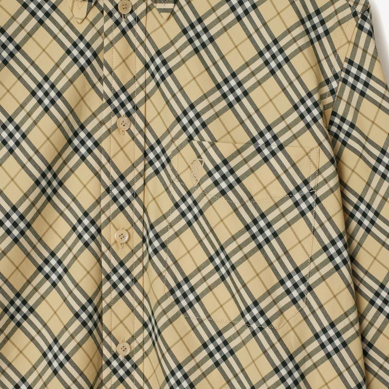 Burberry Kadın Bej Gömlek