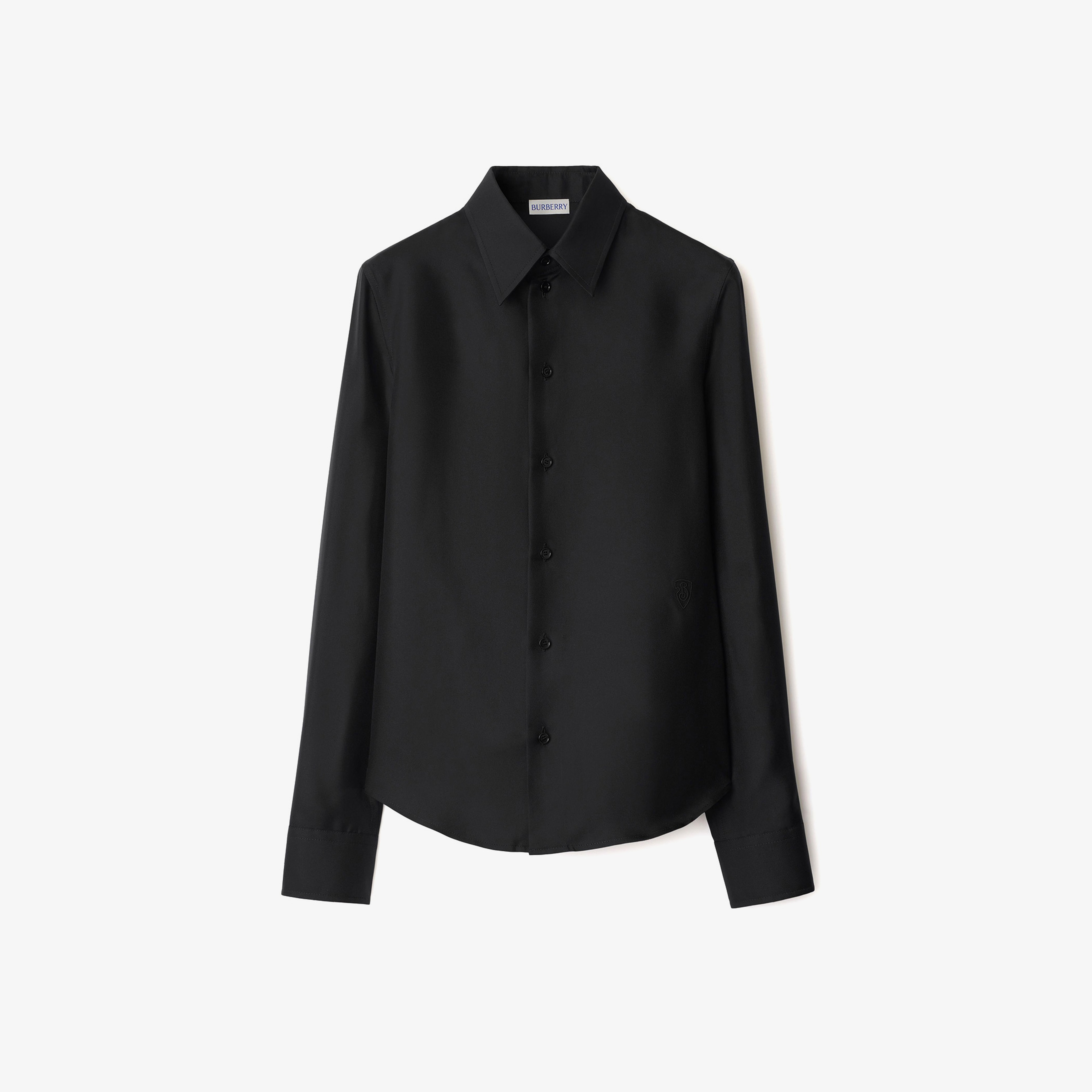 Burberry Kadın Siyah Gömlek