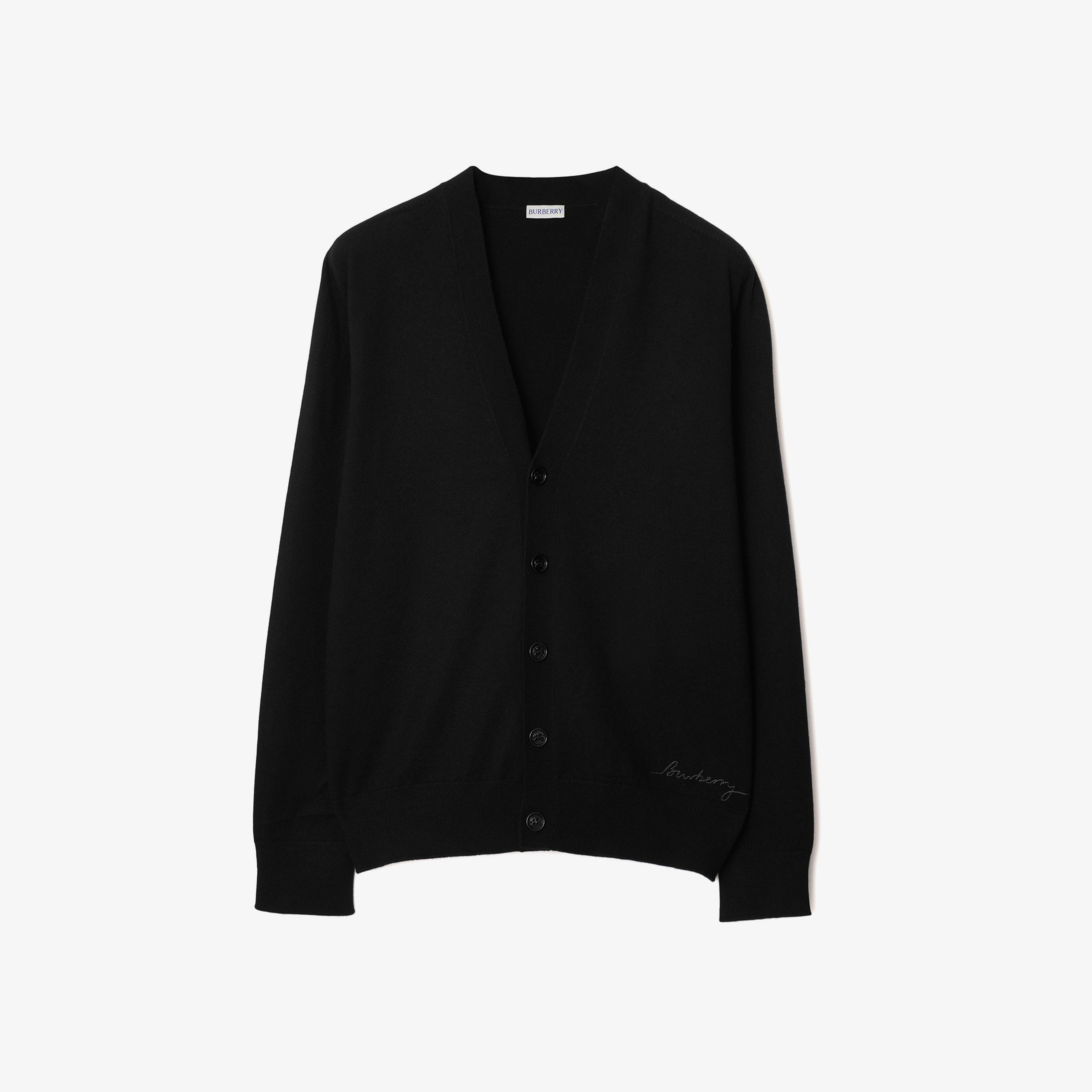 Burberry Erkek Siyah Triko