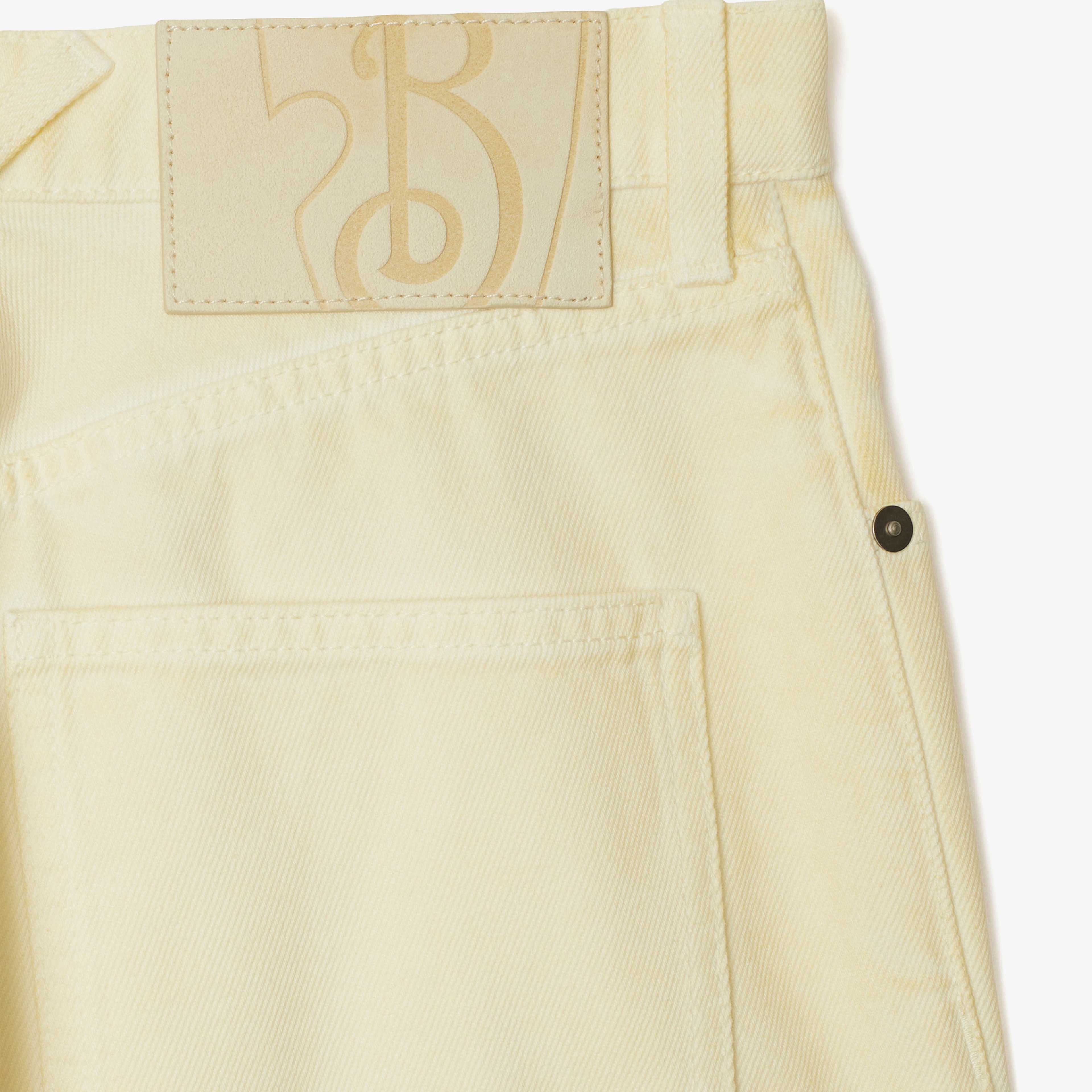 Burberry Kadın Beyaz Pantolon