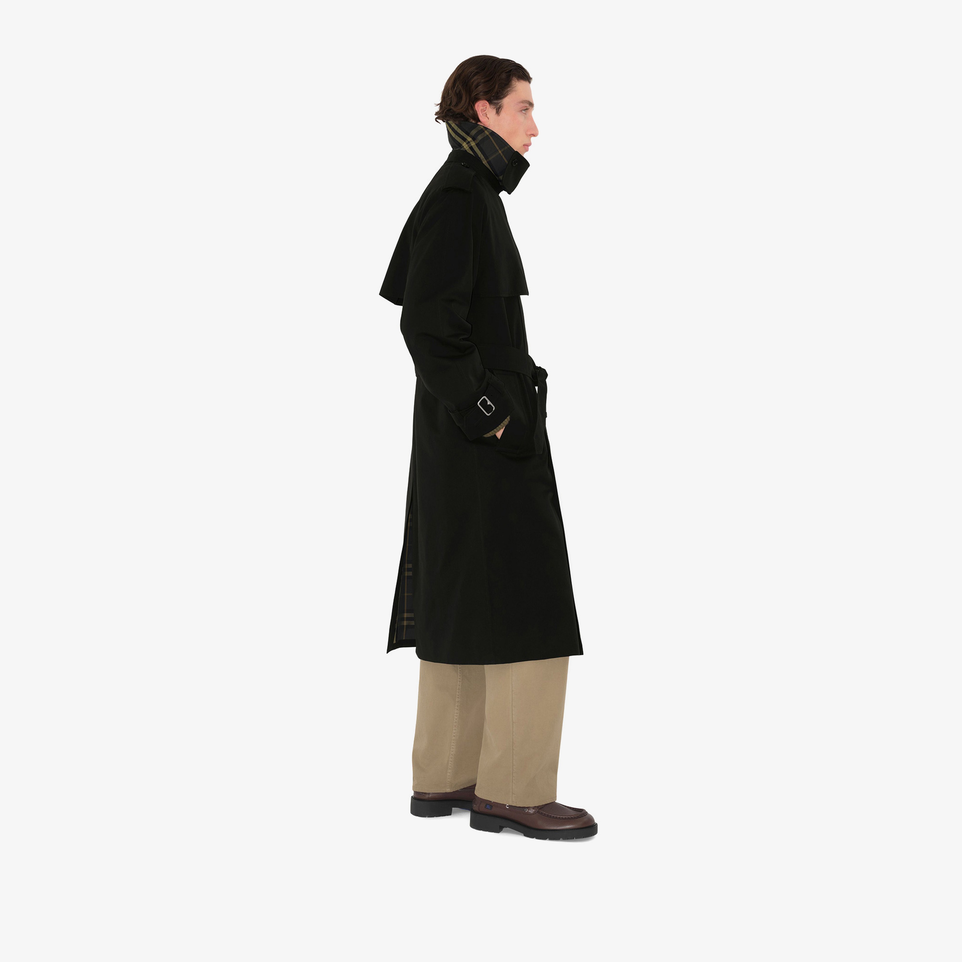 Burberry Erkek Siyah Pardesu