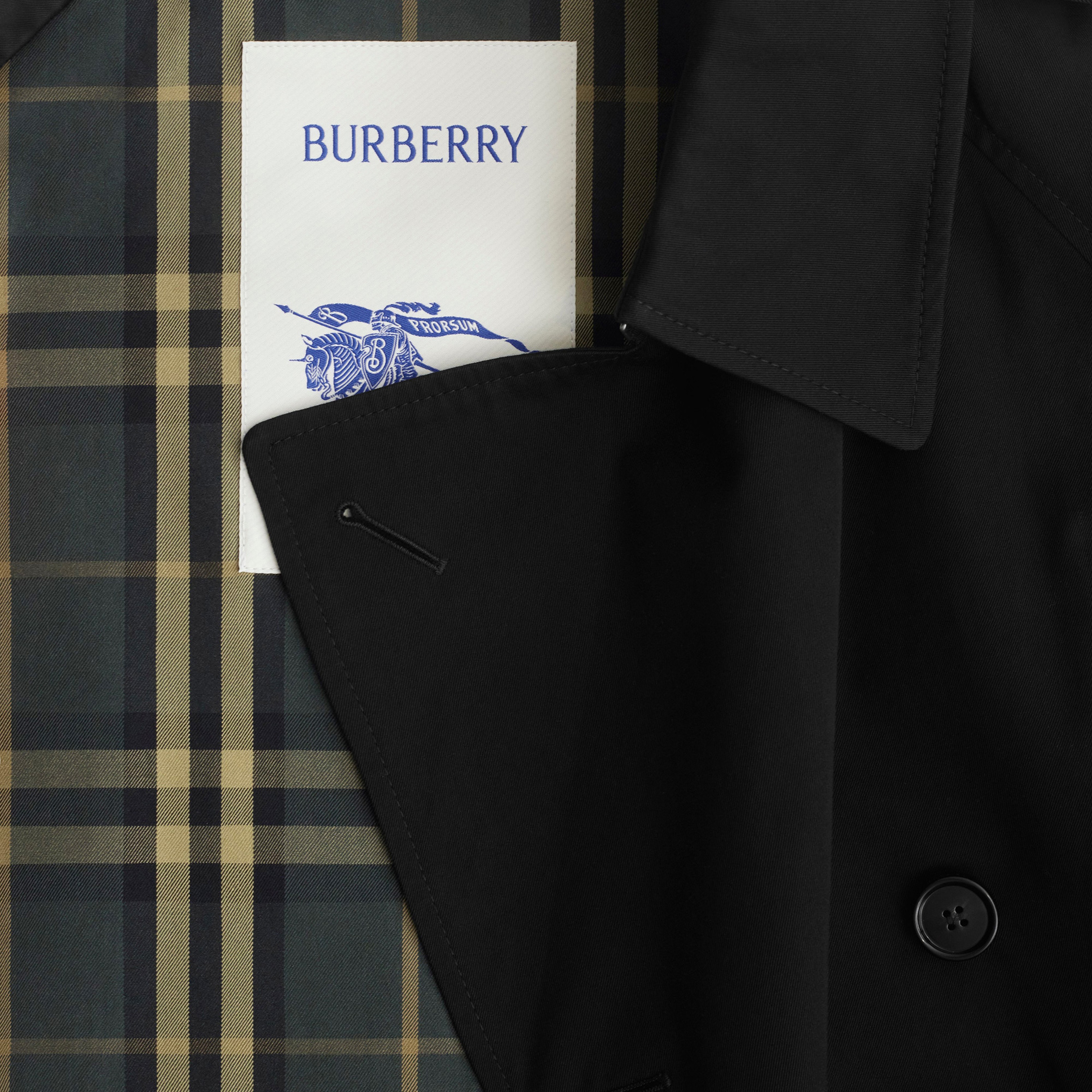 Burberry Erkek Siyah Pardesu