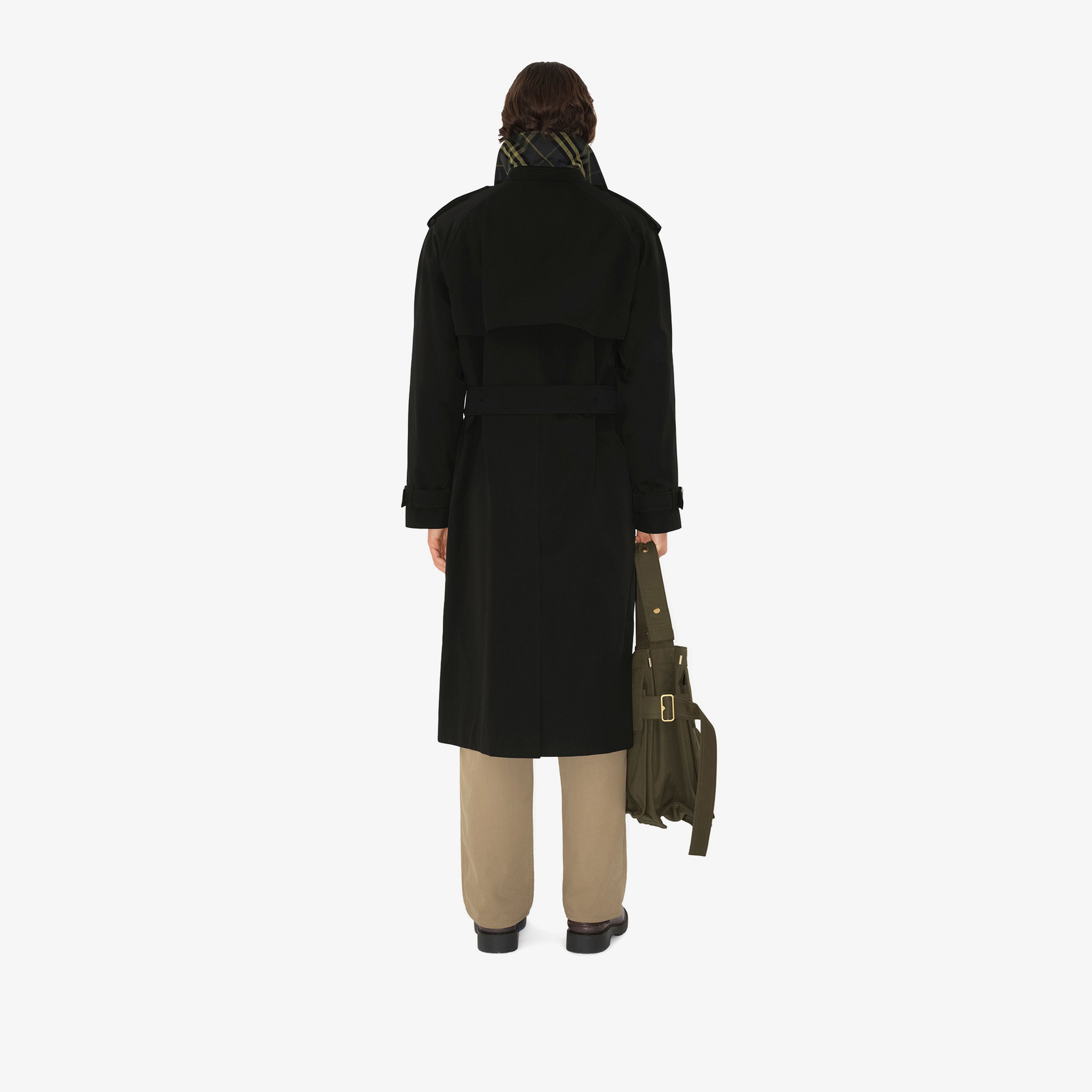 Burberry Erkek Siyah Pardesu