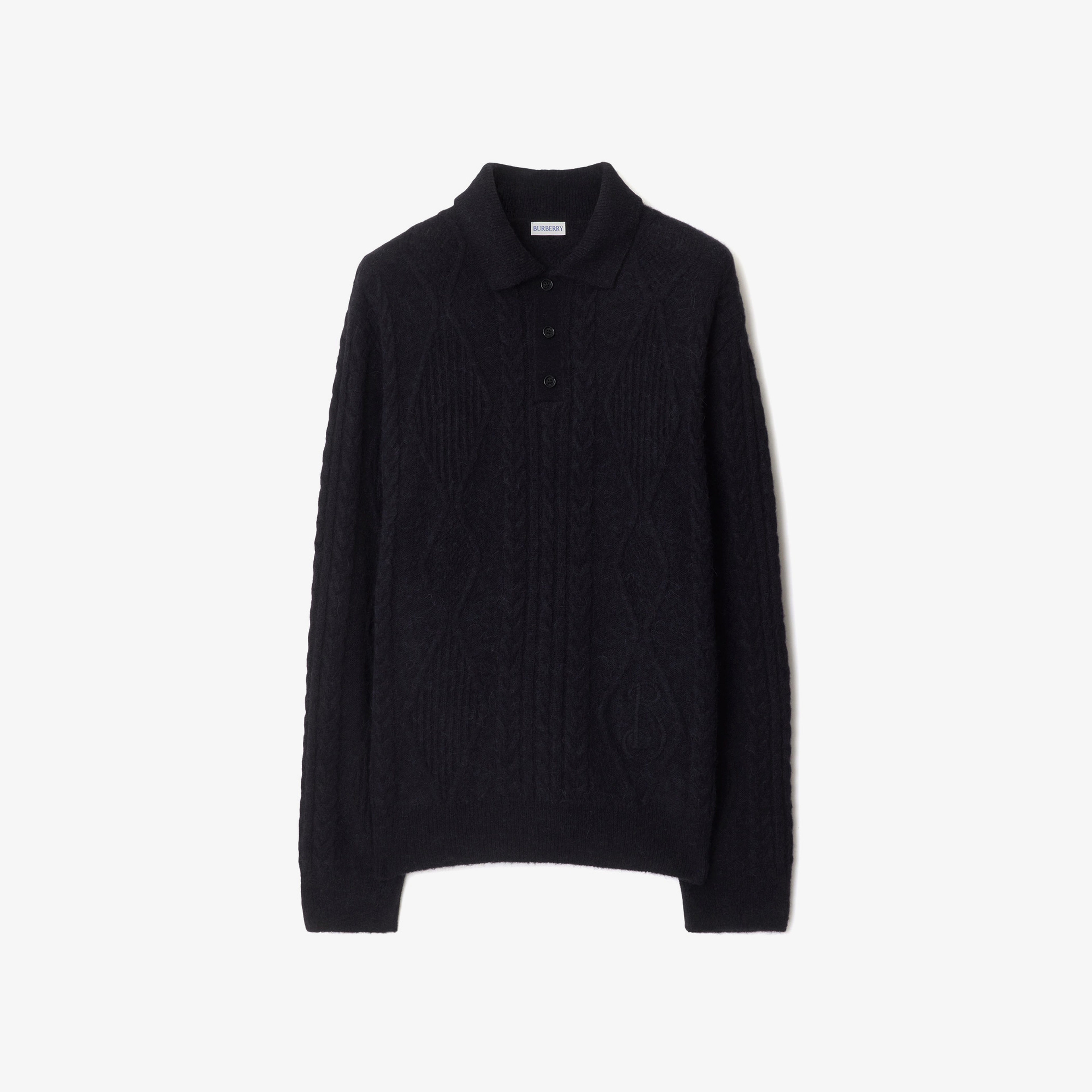 Burberry Erkek Siyah Triko