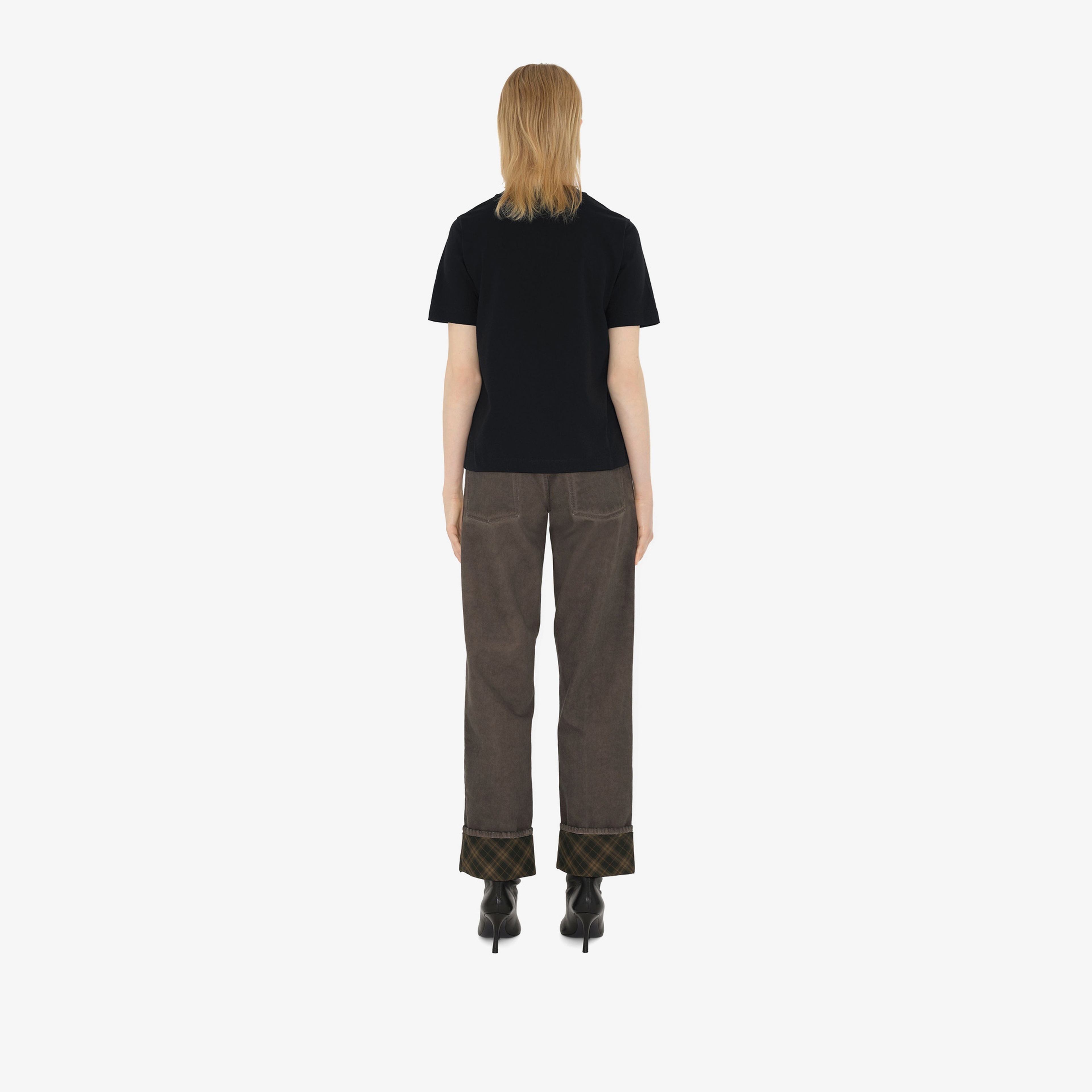 Burberry Kadın Siyah T-Shirt