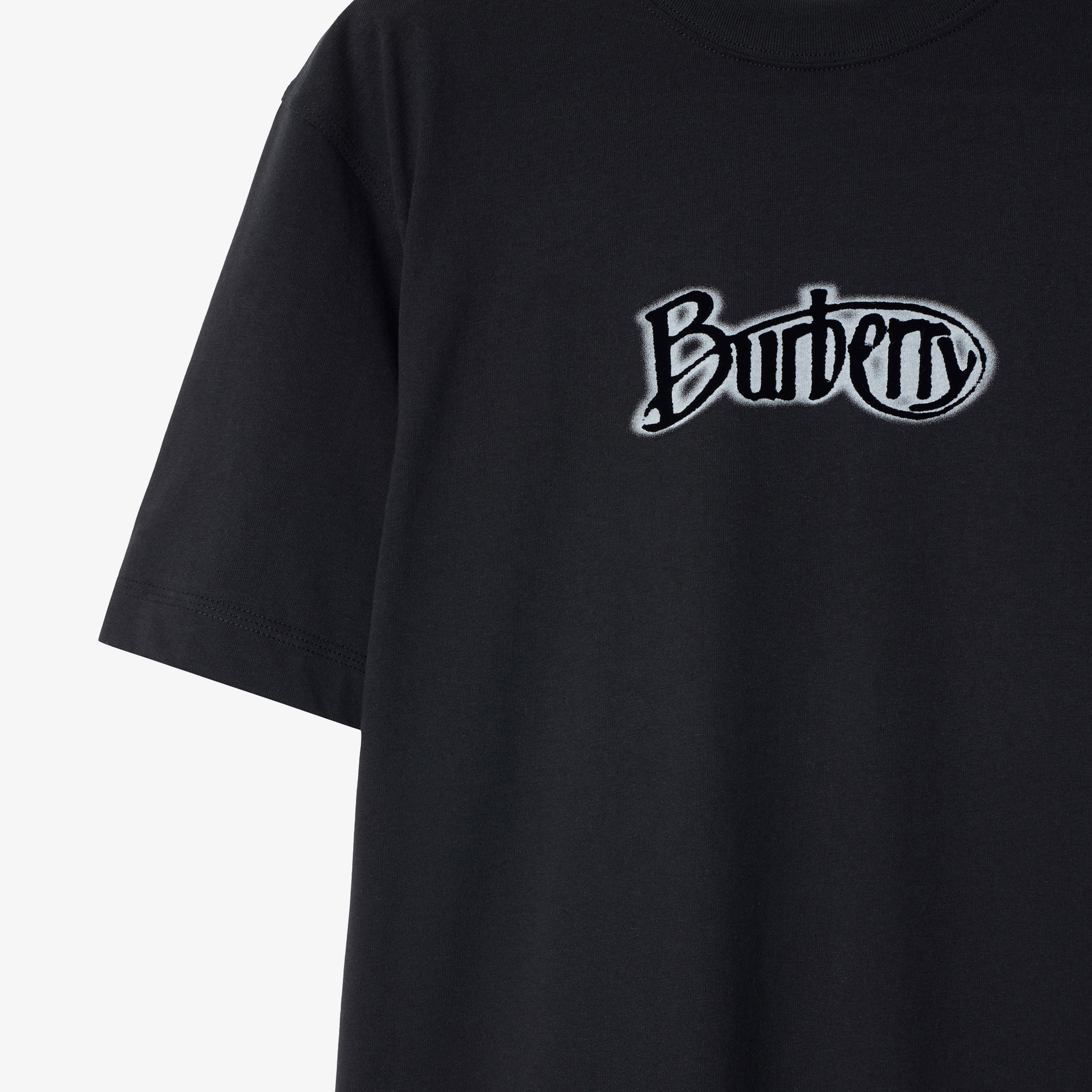 Burberry Kadın Siyah T-Shirt