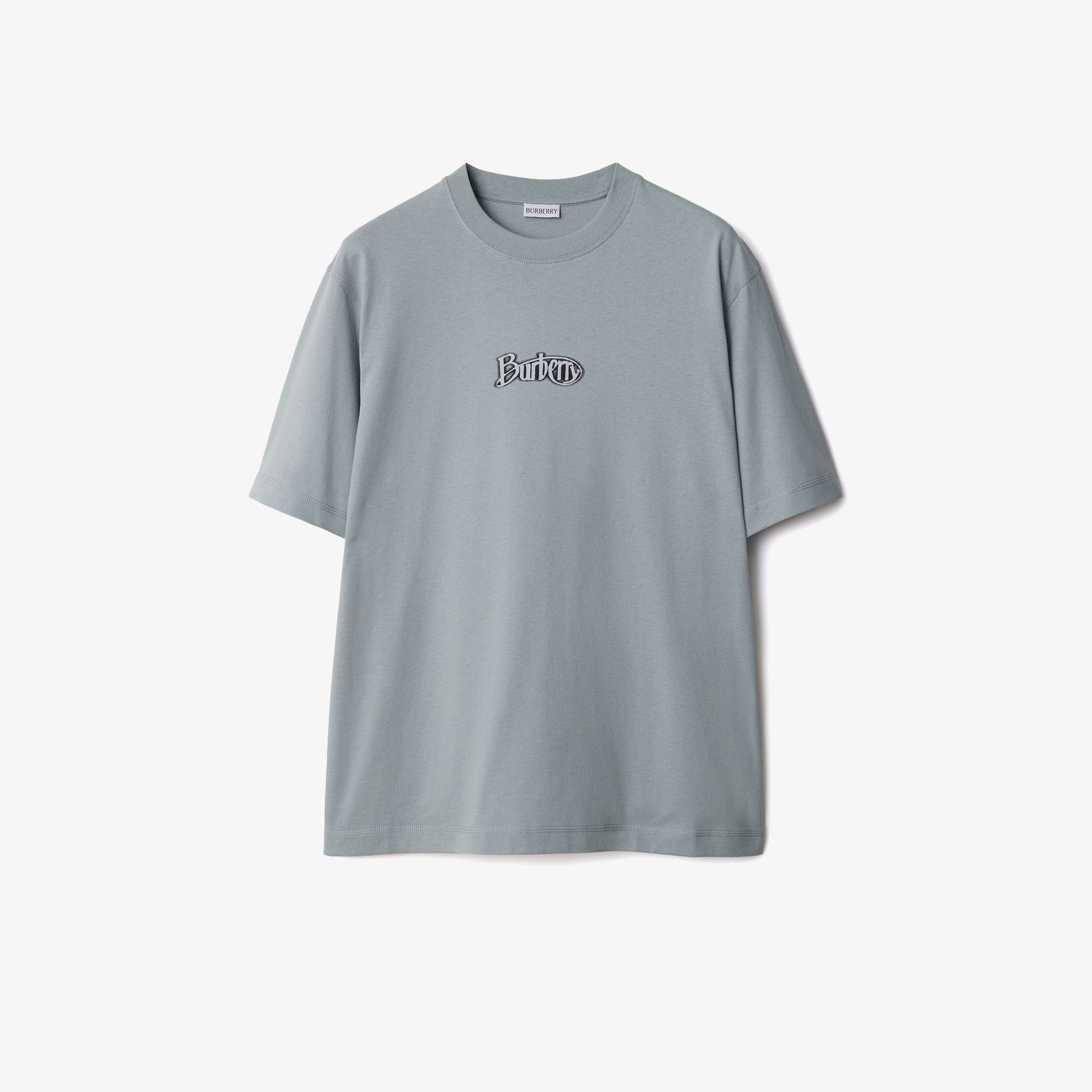 Burberry Erkek Mavi T-Shirt