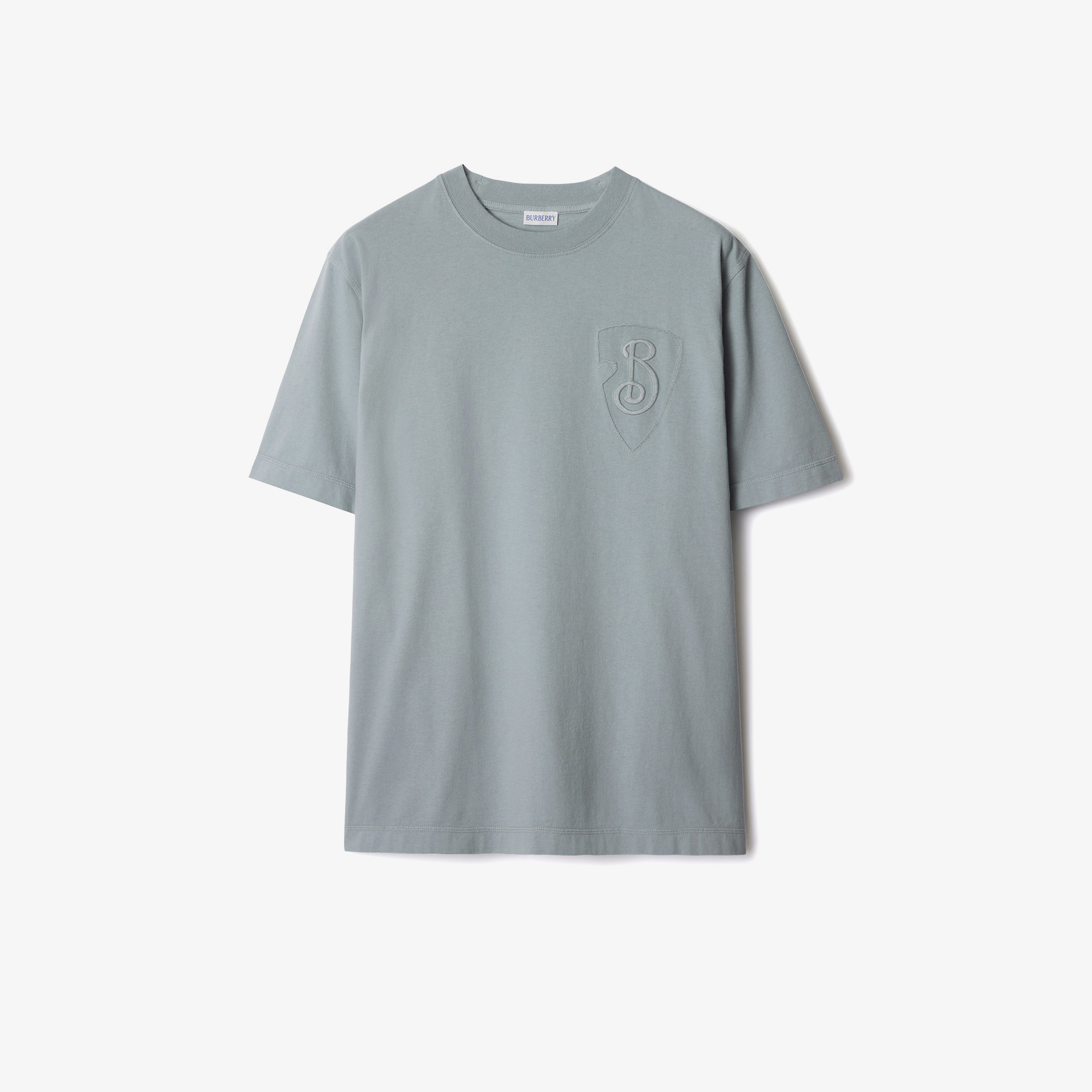 Burberry Erkek Mavi T-Shirt
