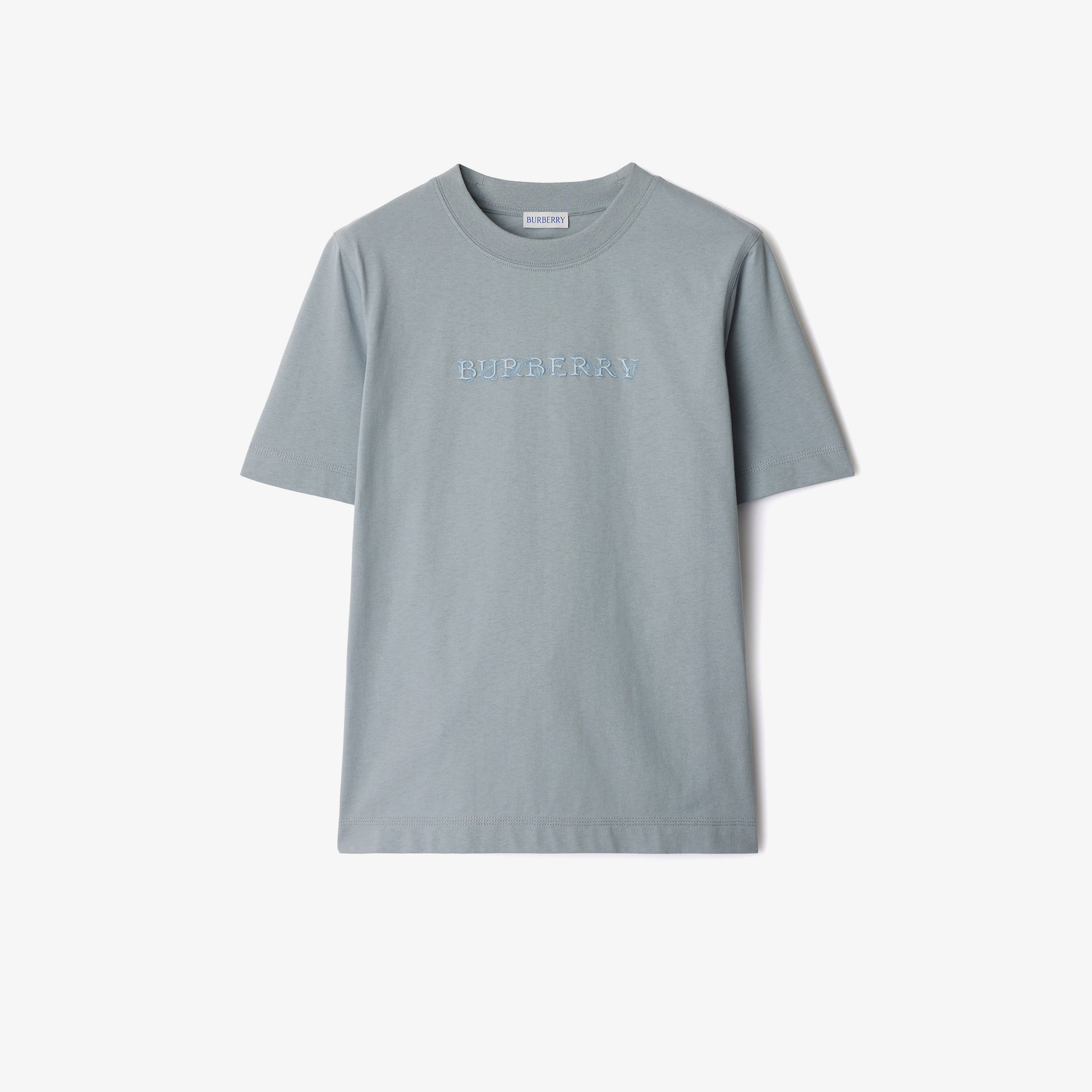 Burberry Kadın Mavi T-Shirt