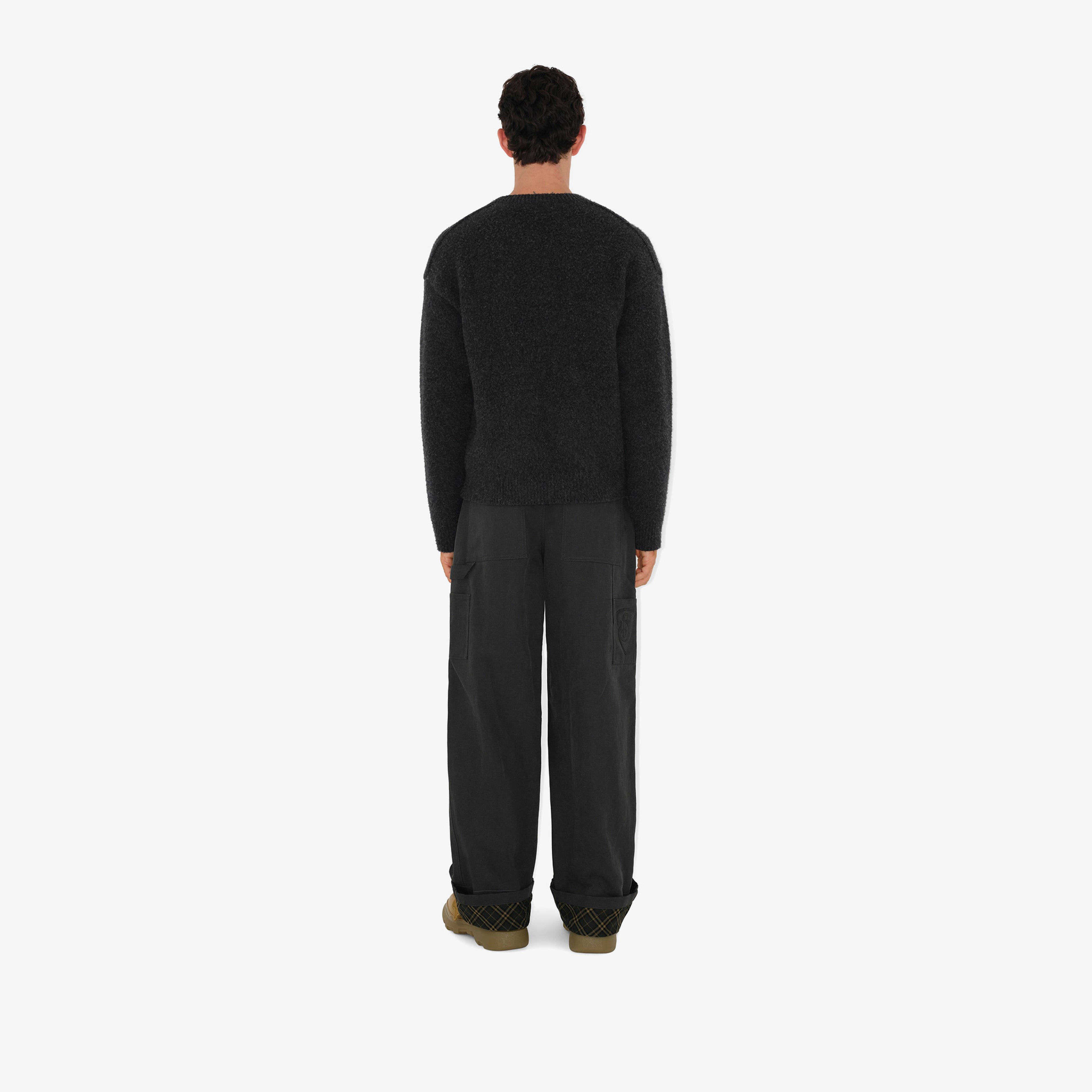 Burberry Erkek Siyah Pantolon