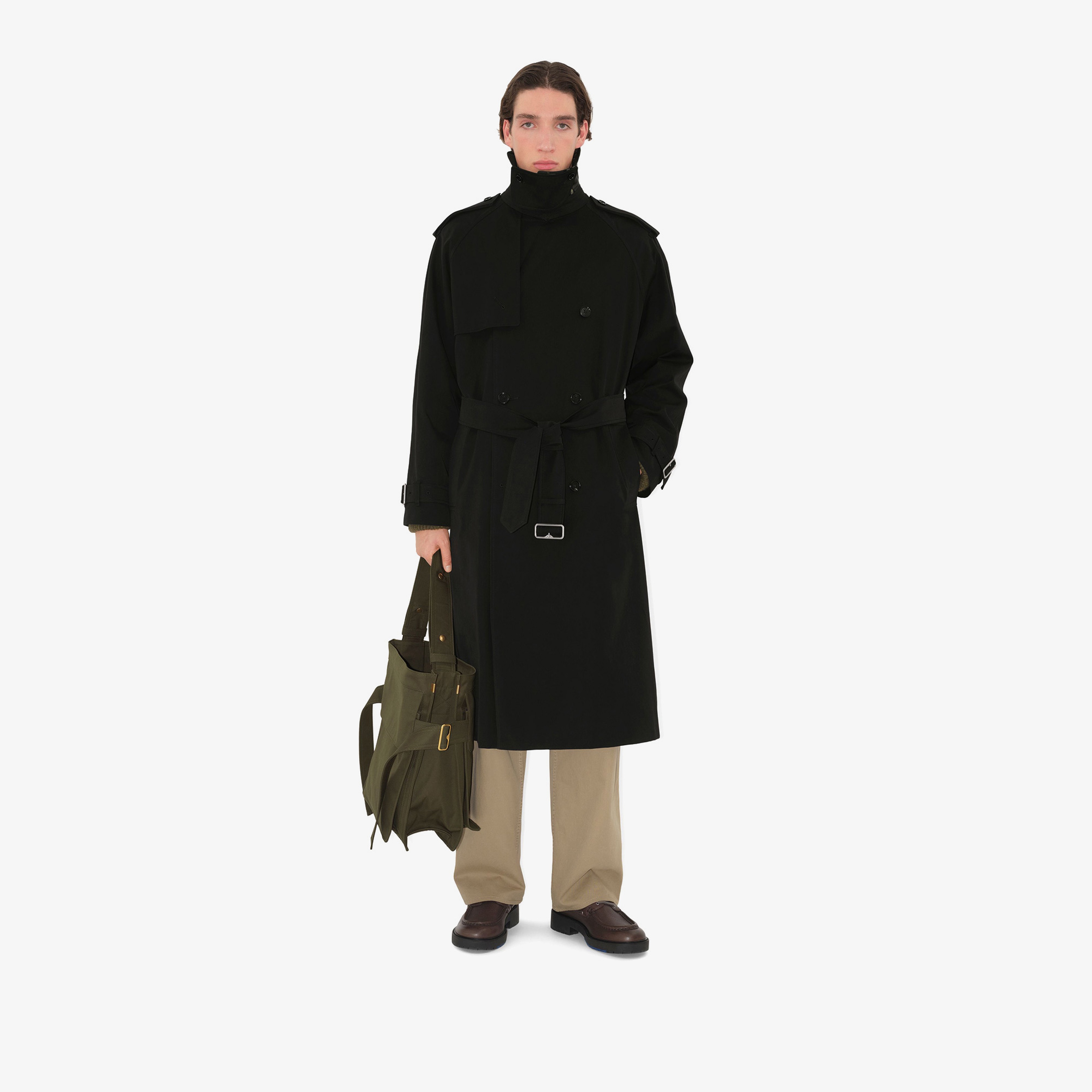 Burberry Erkek Siyah Pardesu