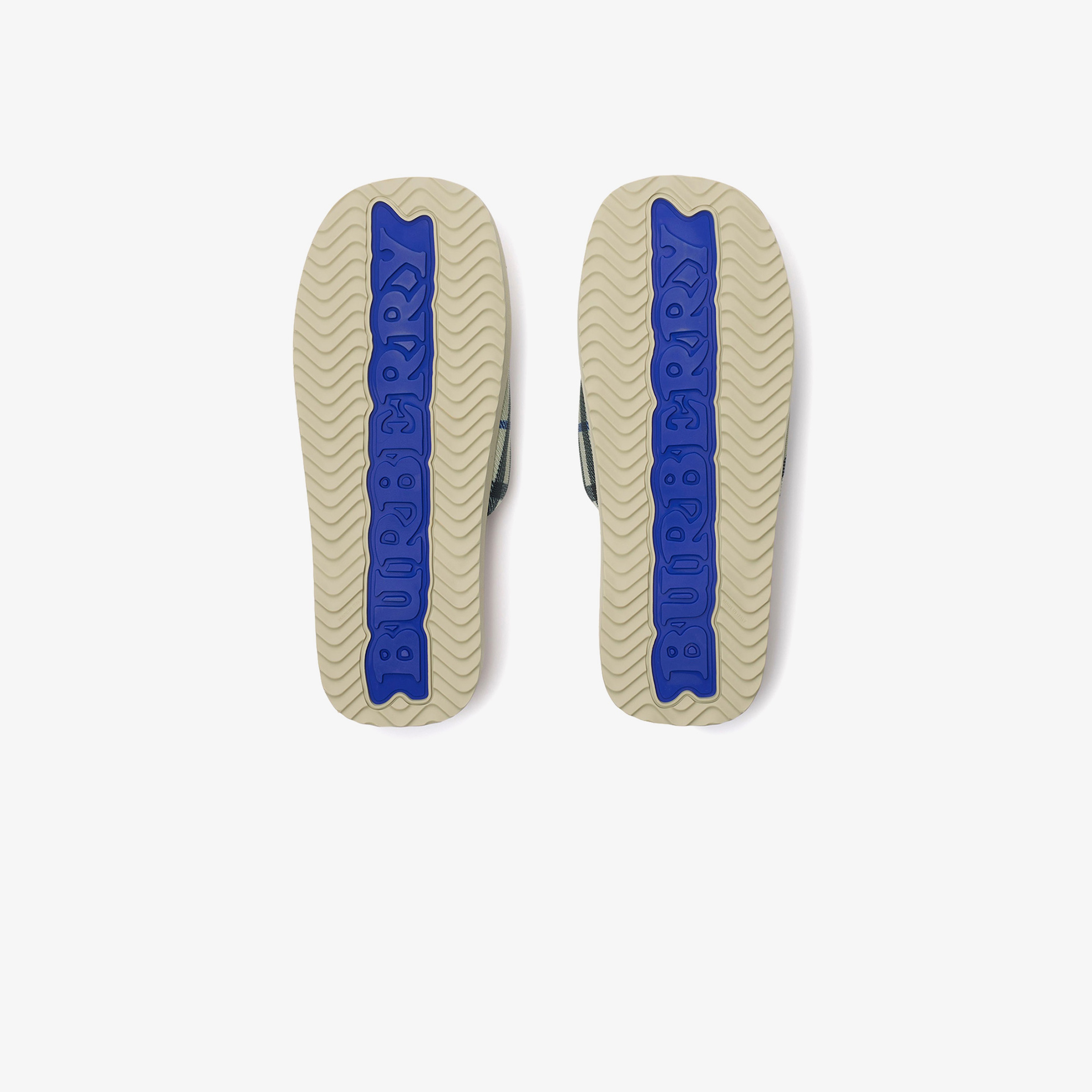 Burberry Trek Slides Erkek Krem Terlik