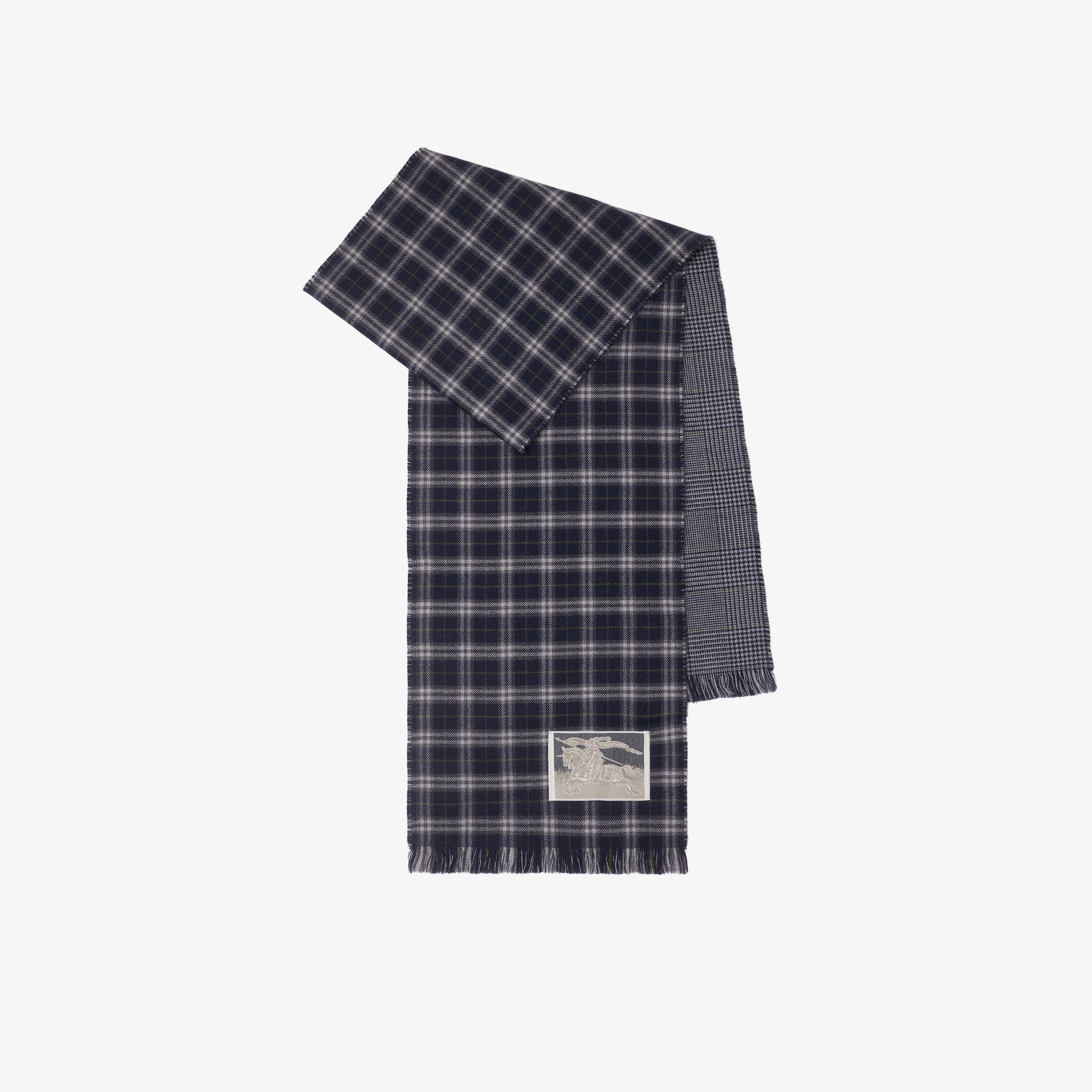 Burberry Revers Tiny Kadın Mavi Atkı