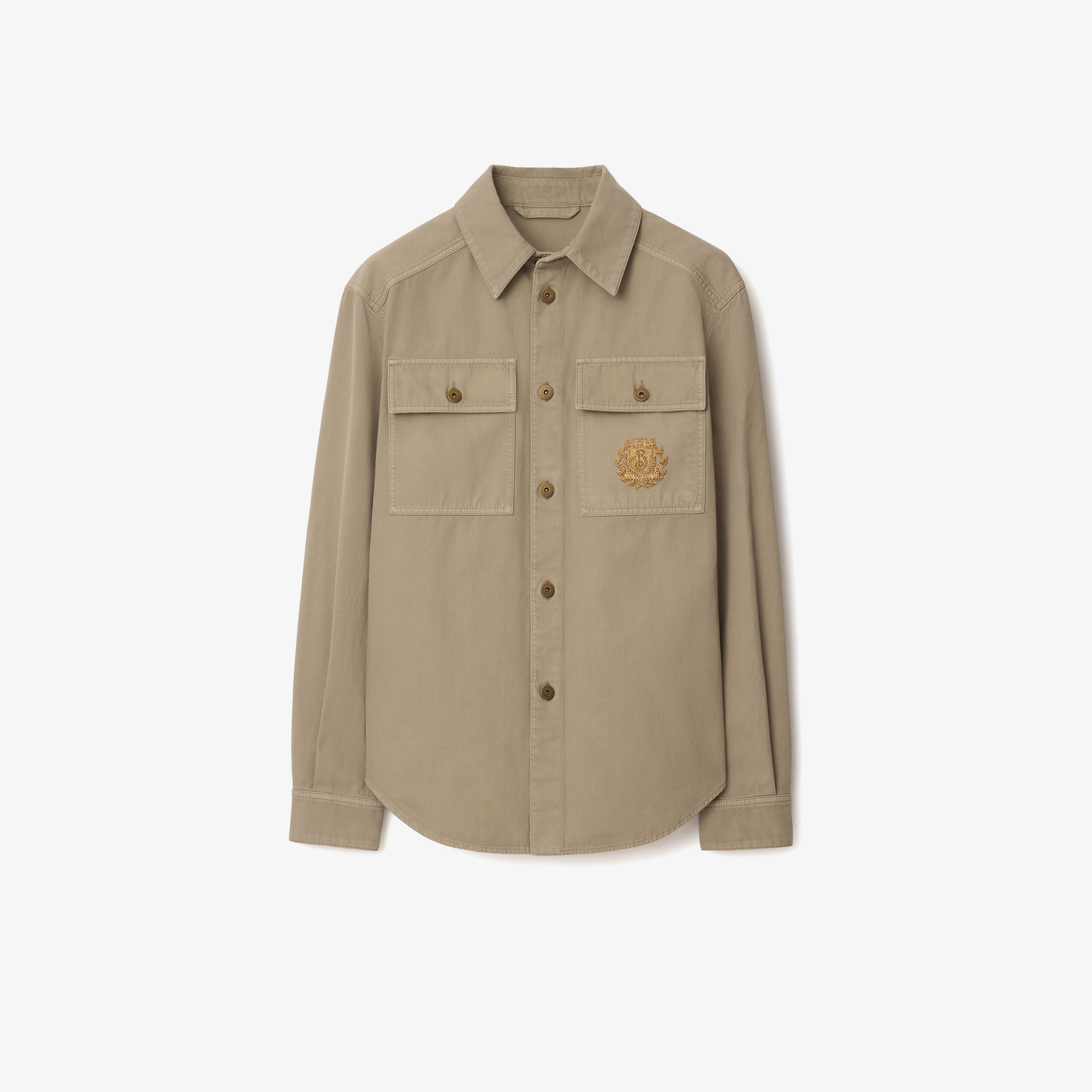 Burberry Erkek Bej Gömlek