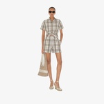 Burberry Kadın Beyaz Gömlek