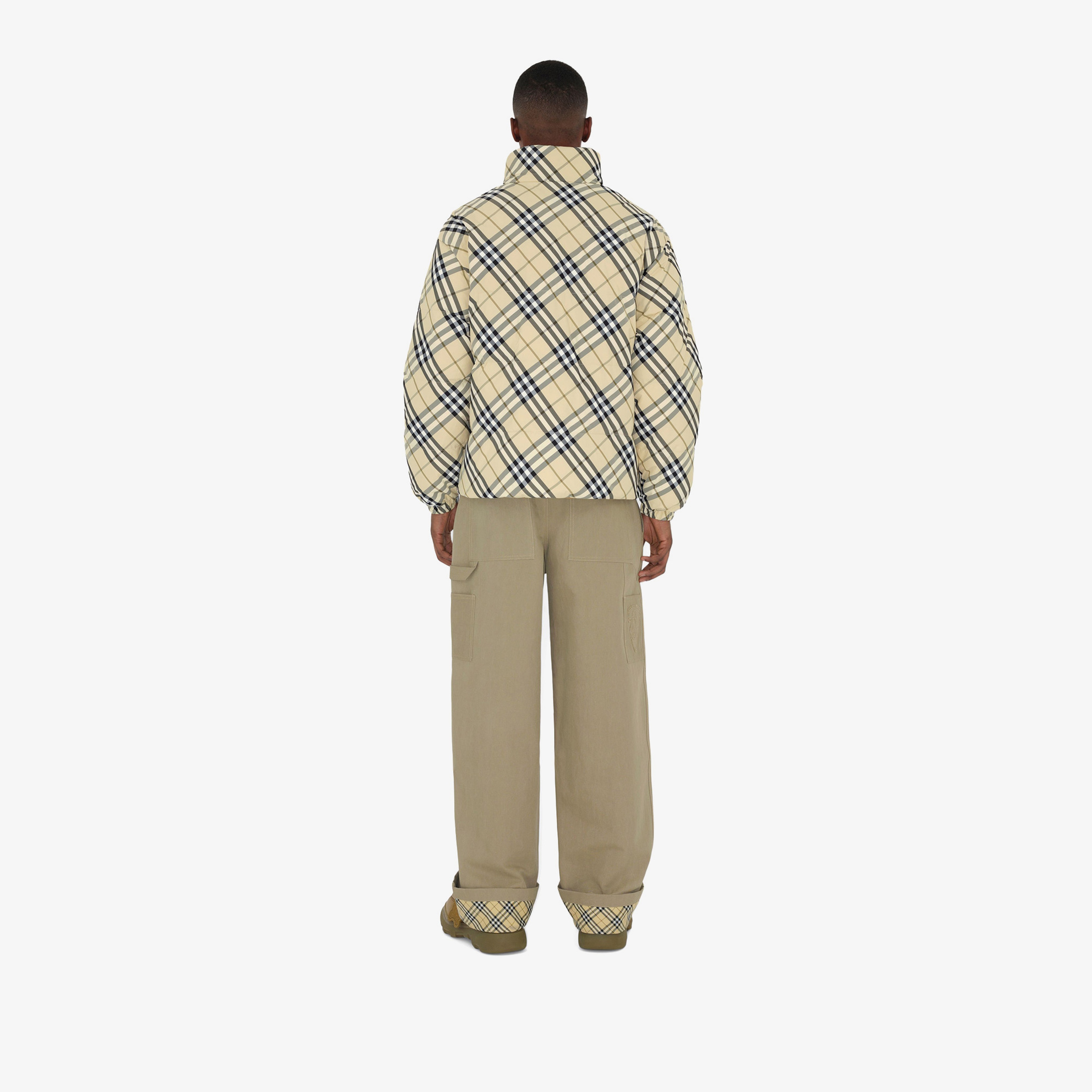 Burberry Erkek Bej Mont