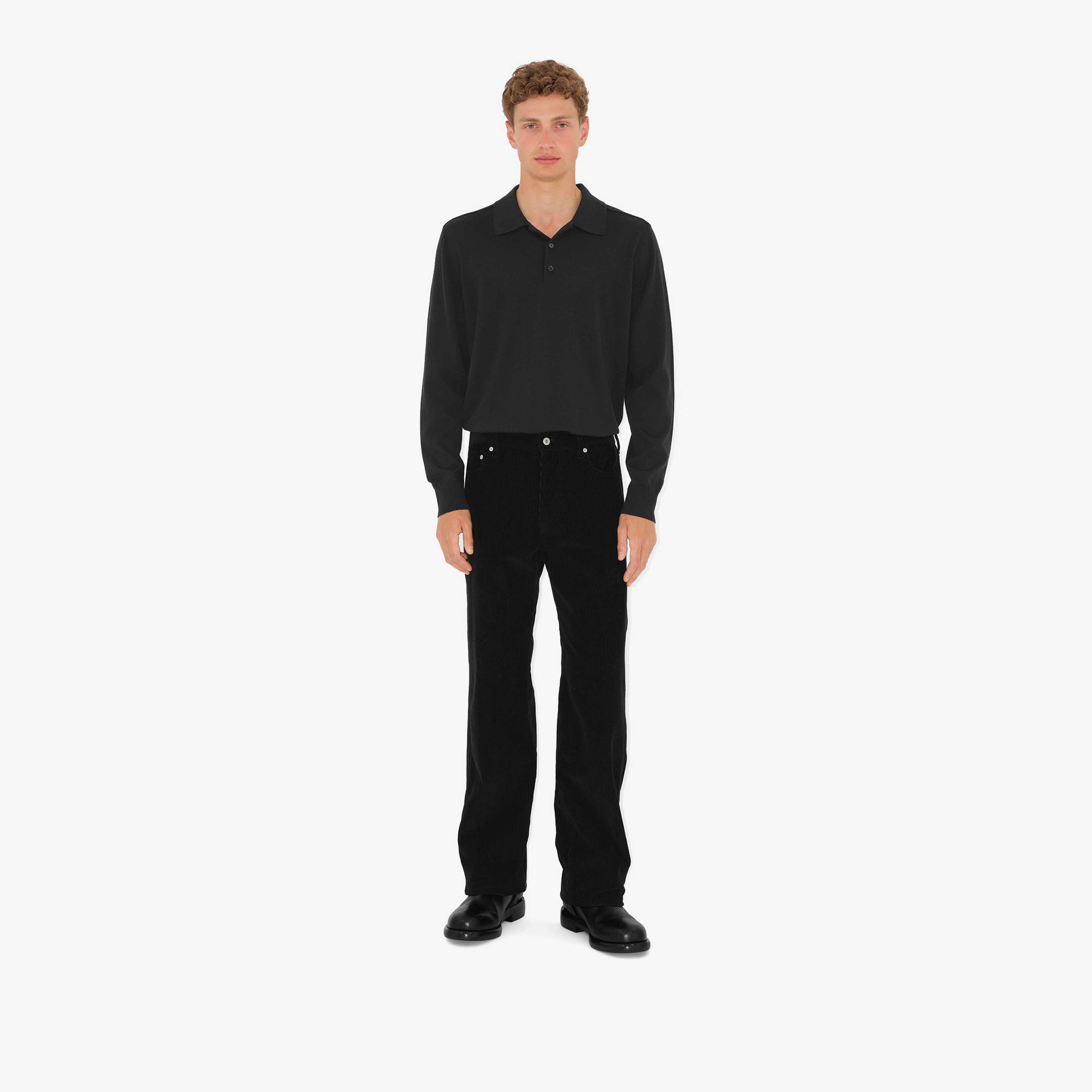 Burberry Erkek Siyah Triko