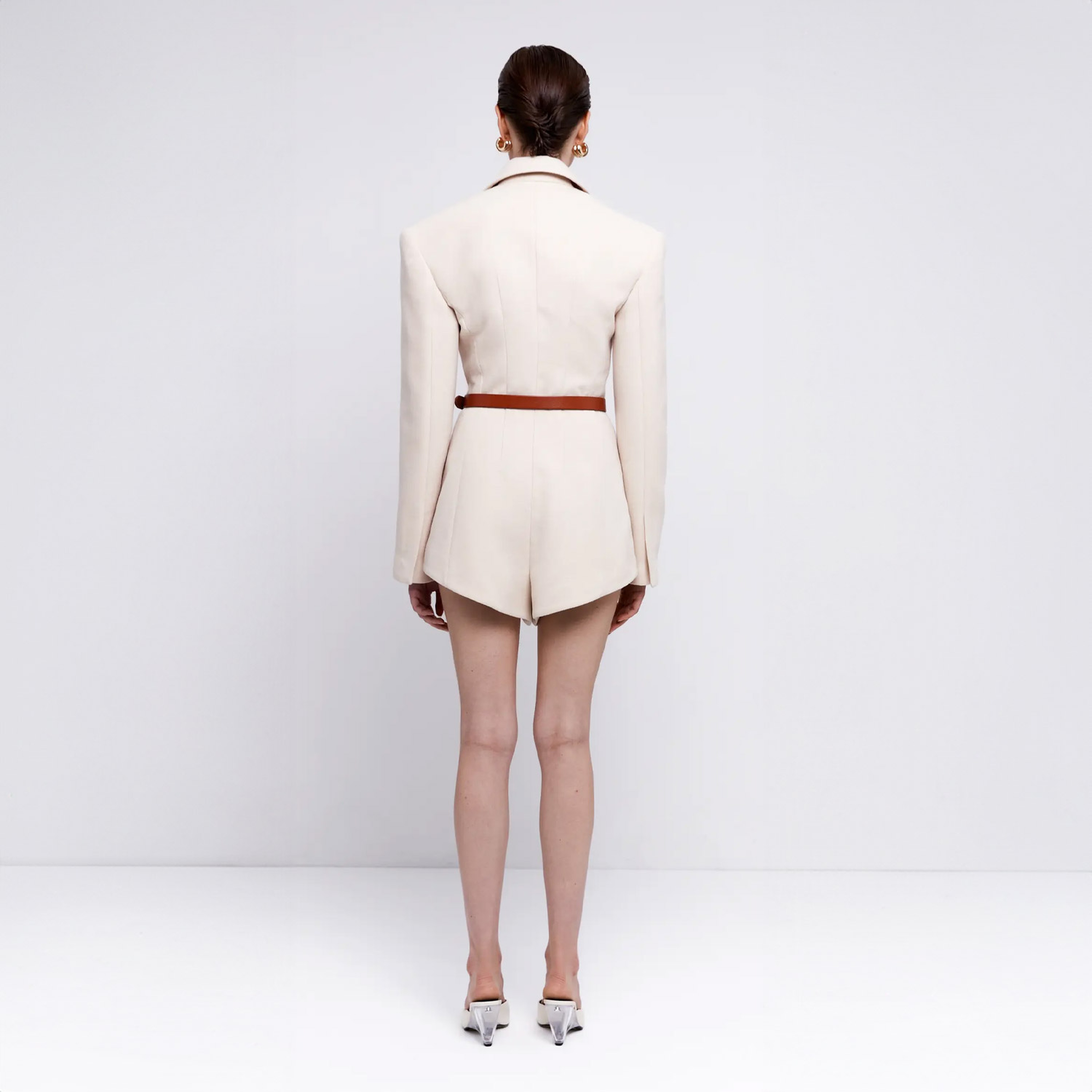 Fabby Kadın Krem Tulum