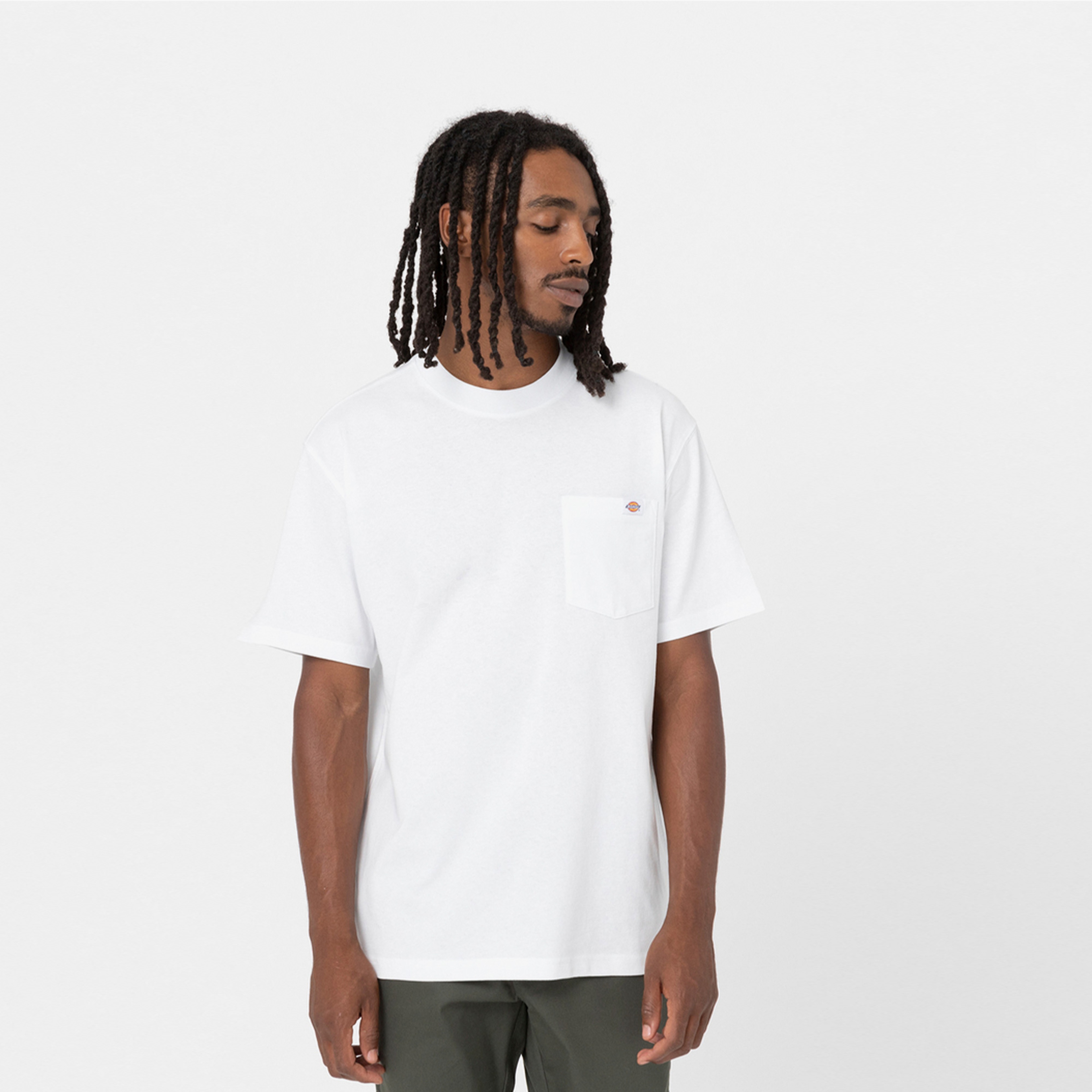 Dickies Luray Pocket Ss Erkek Beyaz T-Shirt