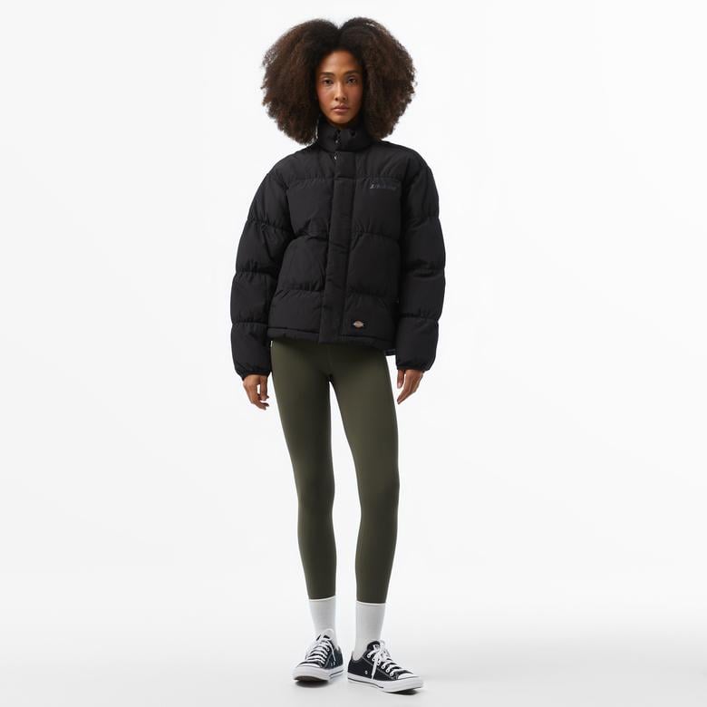Dickies Scobey Puffer Kadın Siyah Ceket