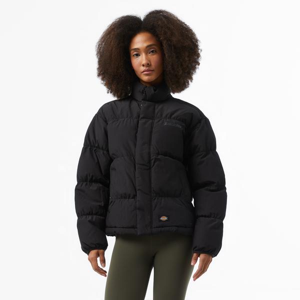 Dickies Scobey Puffer Kadın Siyah Ceket