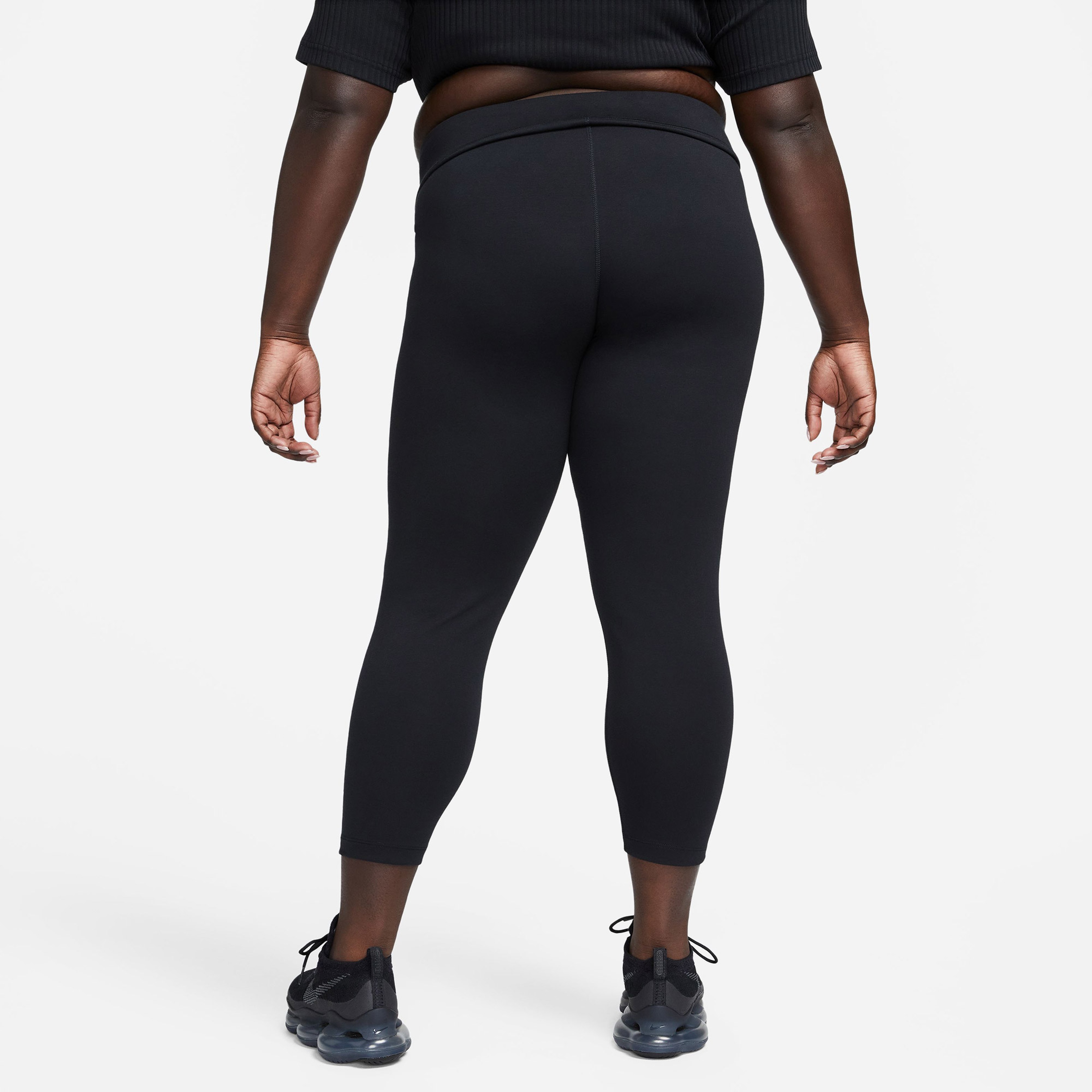Nike Nsw Nk Clsc Hr 7/8 Tight Lbr Kadın Siyah Tayt