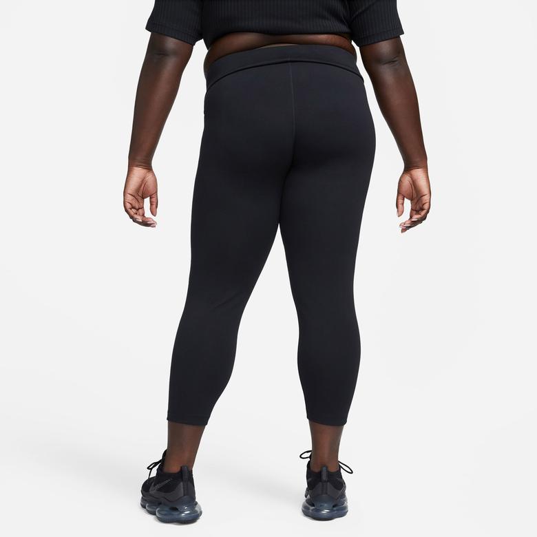 Nike Nsw Nk Clsc Hr 7/8 Tight Lbr Kadın Siyah Tayt