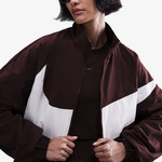 Nike Sportswear Logo Oversized Kadın Beyaz Ceket