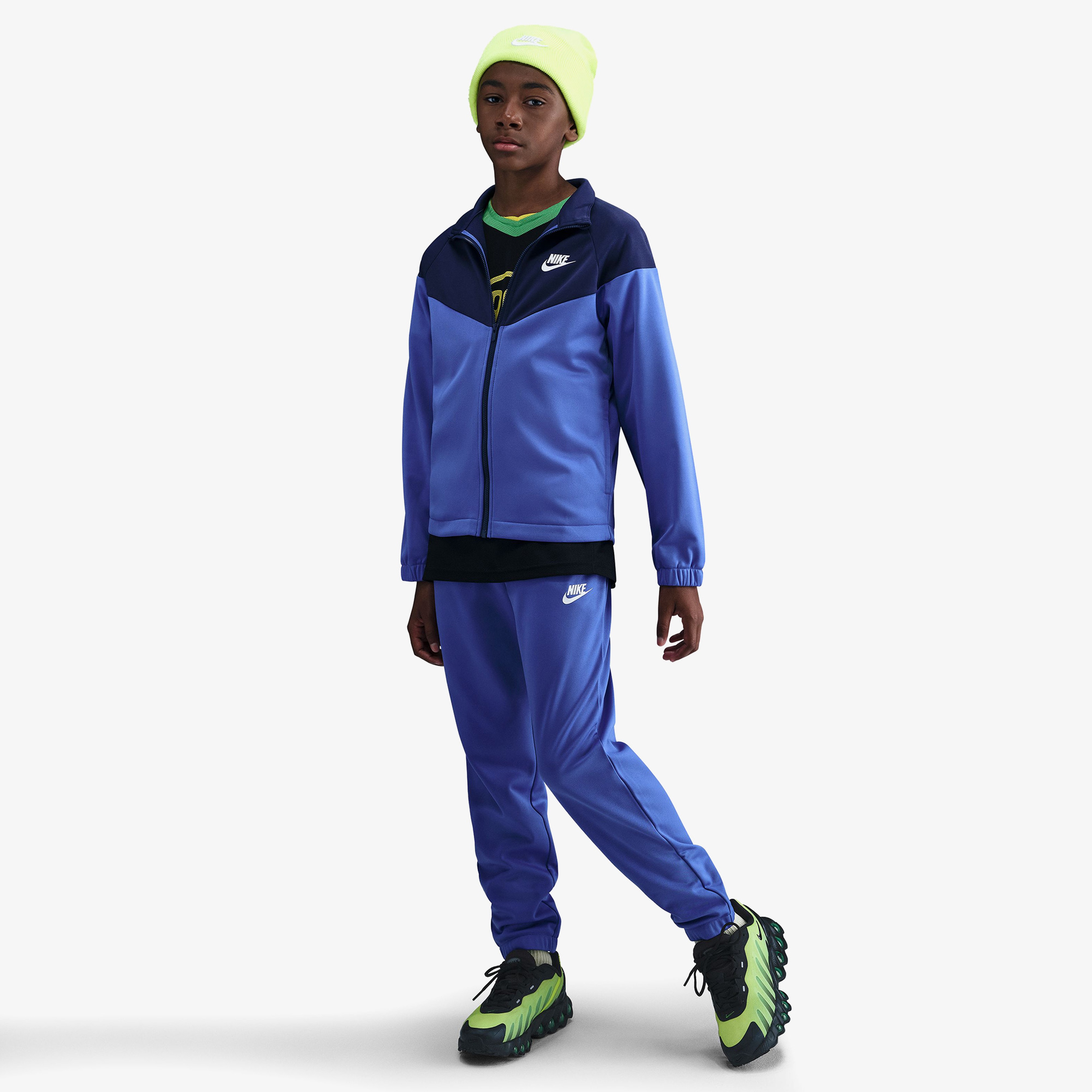 Nike Sportswear Dri Fit Çocuk Lacivert Eşofman Takımı
